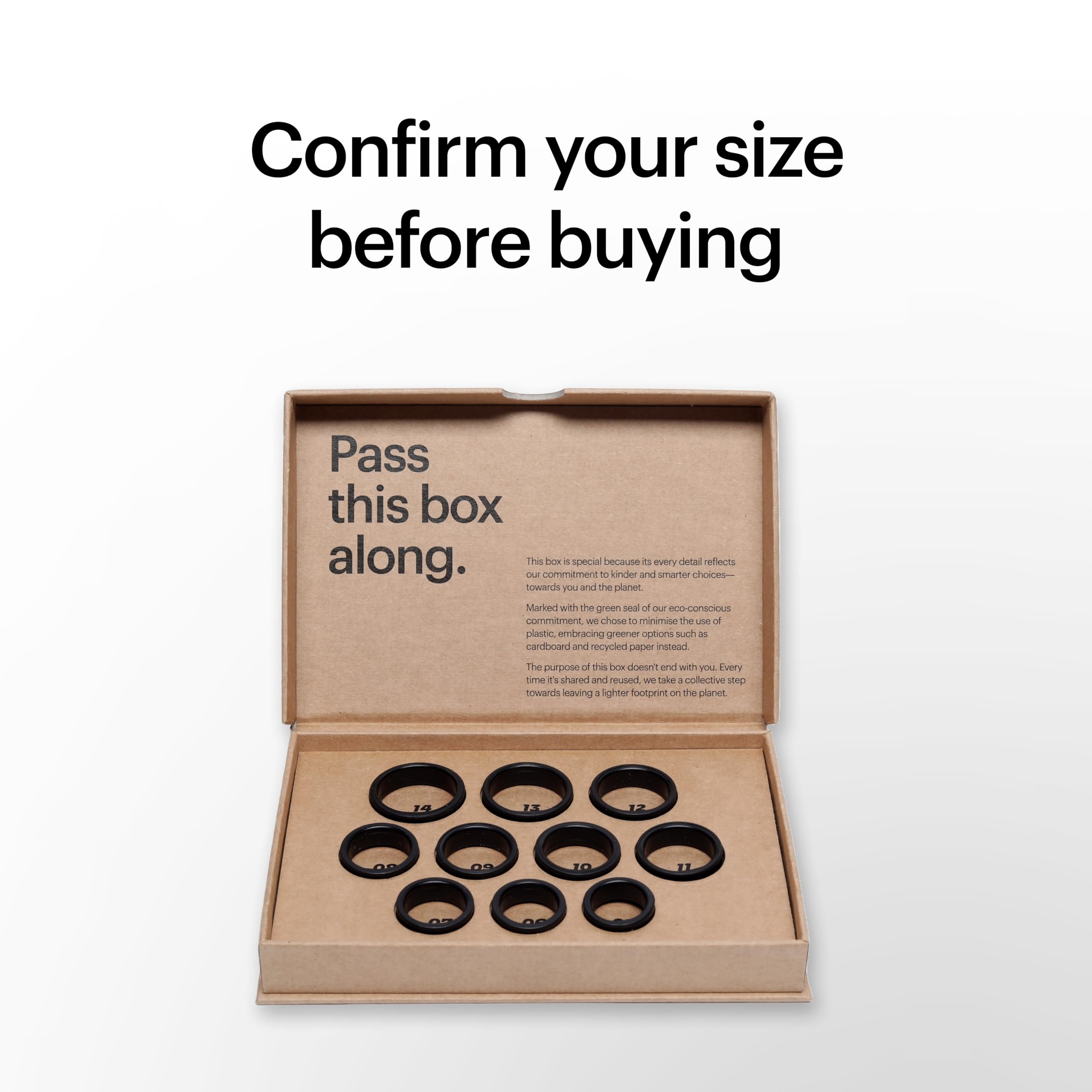 ULTRAHUMAN AIR-Smart Ring Health Tracker, Sleep & Fitness Tracker, Smart Ring for Men/Women, Size First Sizing Kit