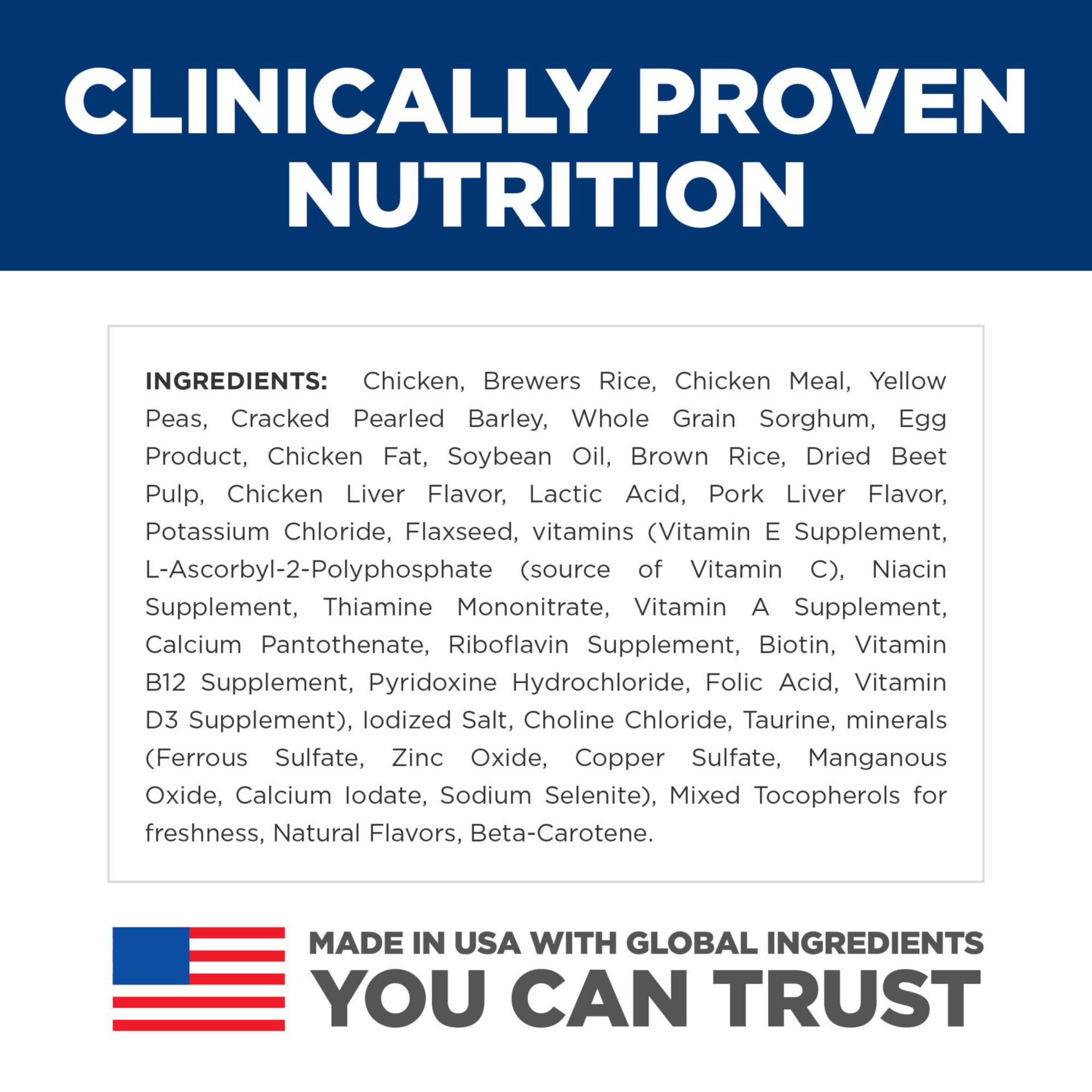 Hill's Science Diet Sensitive Stomach & Skin, Adult 1-6, Small & Mini Breeds Stomach & Skin Sensitivity Support, Dry Dog Food, Chicken Recipe, 4 lb Bag