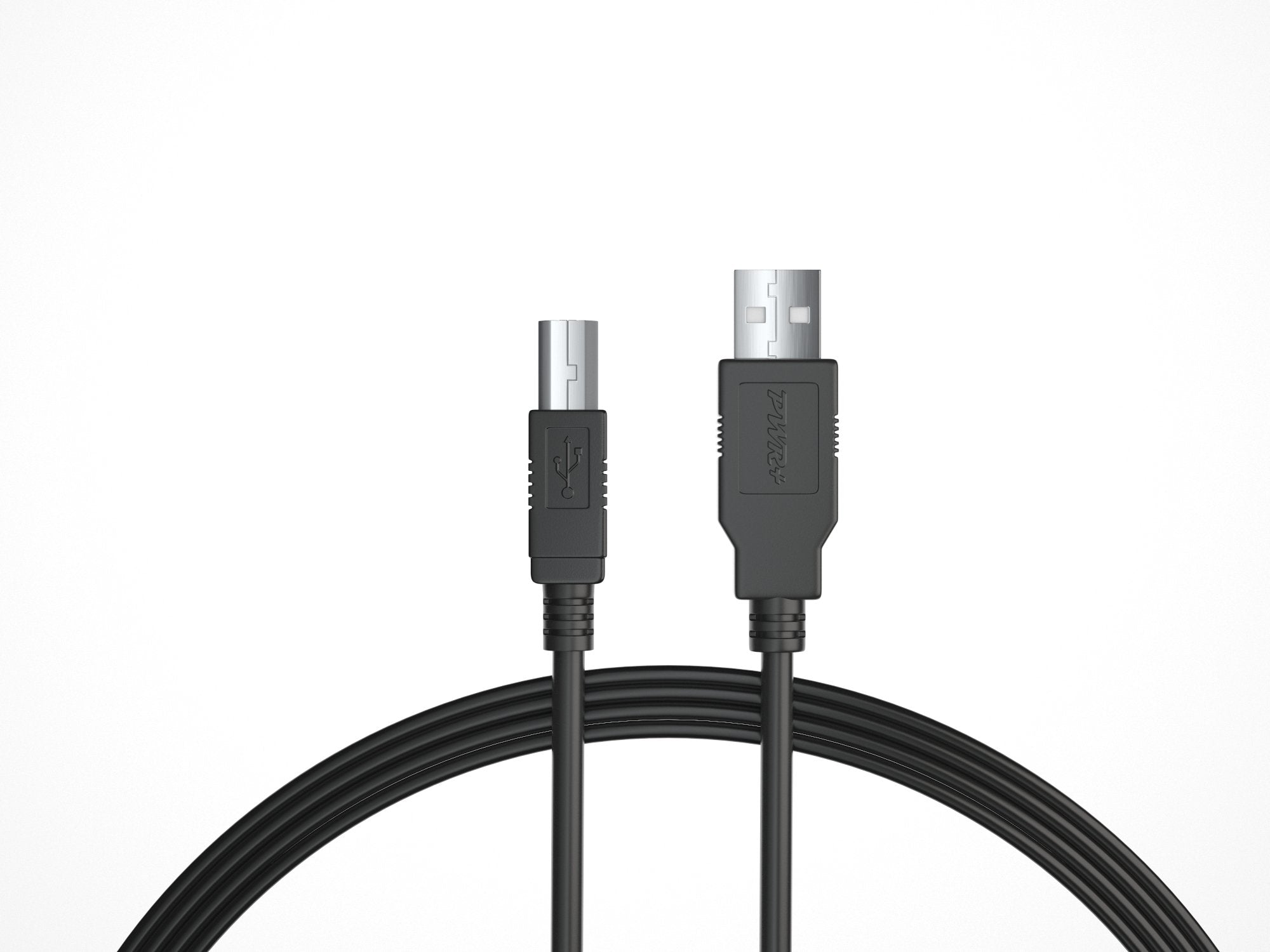 6Ft Long Cable USB 2.0 Type-A to Type-B High Speed Cord for Audio Interface, Midi Keyboard, USB Microphone, Mixer, Speaker, Monitor, Instrument, Strobe Light System Laptop Mac PC