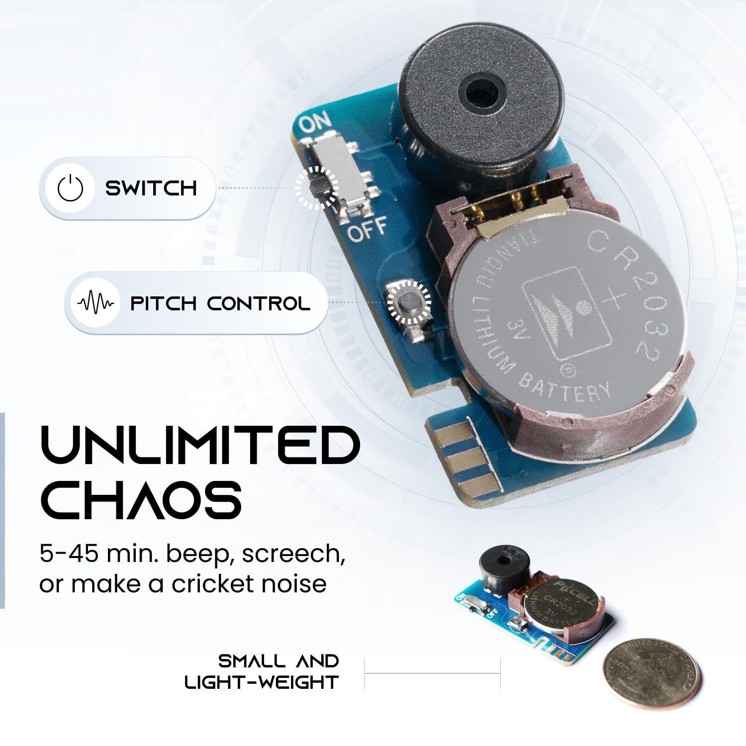 AnnoyingPCB - The Prank Device That Won’t Stop Beeping for 3 Years