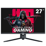 KOORUI 27-inch Gaming Monitor 144Hz QHD(2560 x 1440p) 2K, 1ms, DCI-P3 90% Color Gamut, Adaptive G-Sync, FreeSync Premium, HDMI x 2, DisplayPort, Black, 27E1QA