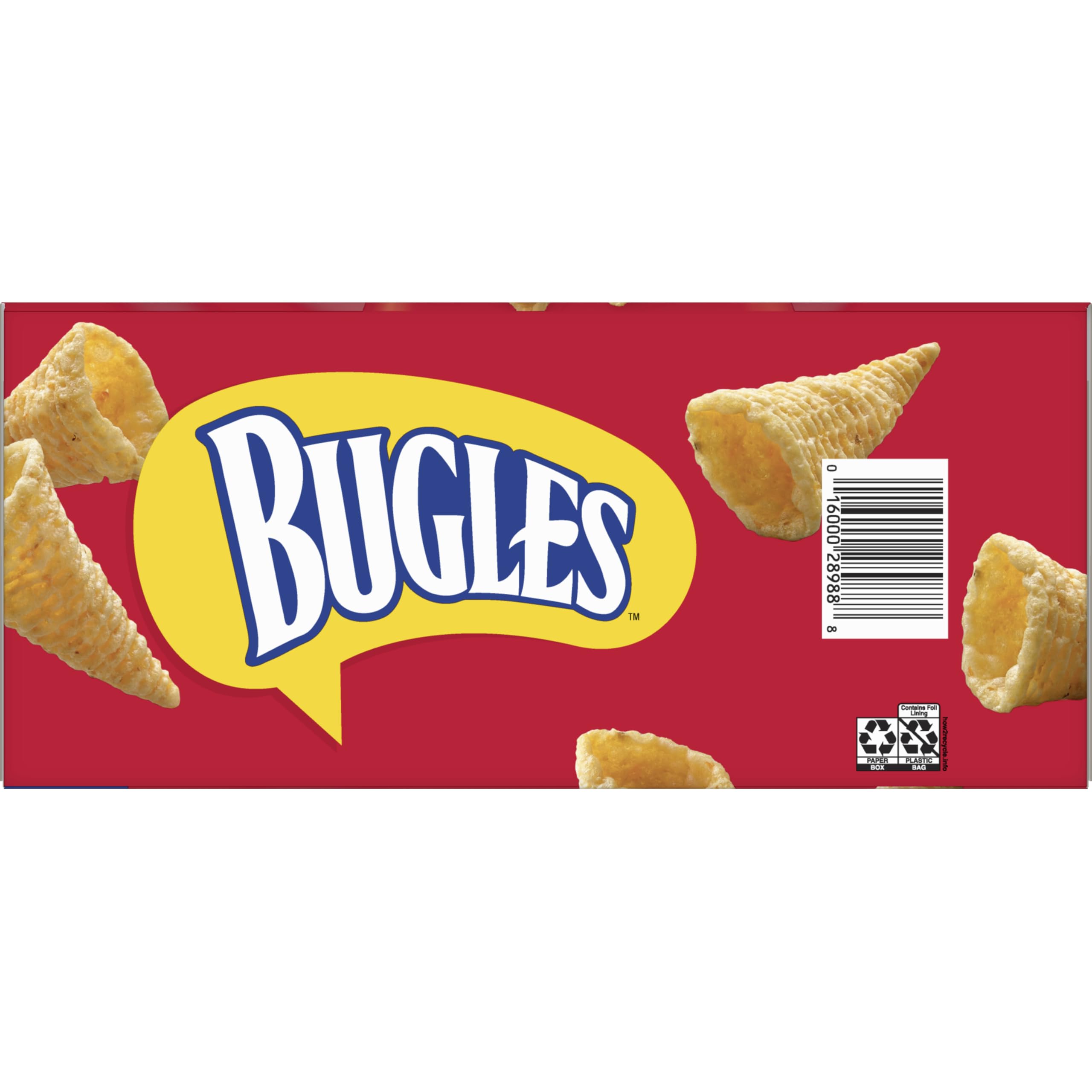Bugles Original Crispy Corn Snacks, Snack Bags Multipack, 10 Ct, 8.75 oz