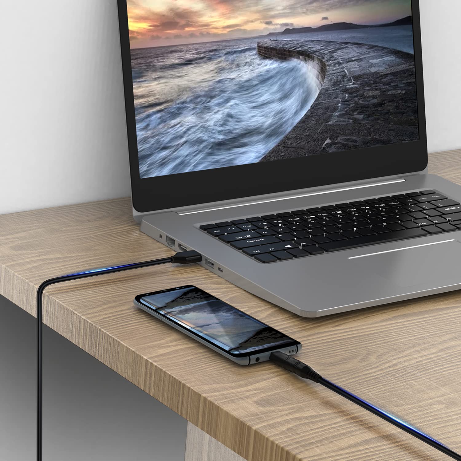 Powseed 5V Universal DC Power Cable, USB to DC Charging Cord with 13pcs Adapter Plugs for Webcam Router, Power Bank, Toy, Recorder, Bluetooth Speaker, Scanner, DVR, Hard Disk Box, USB-HUB etc.