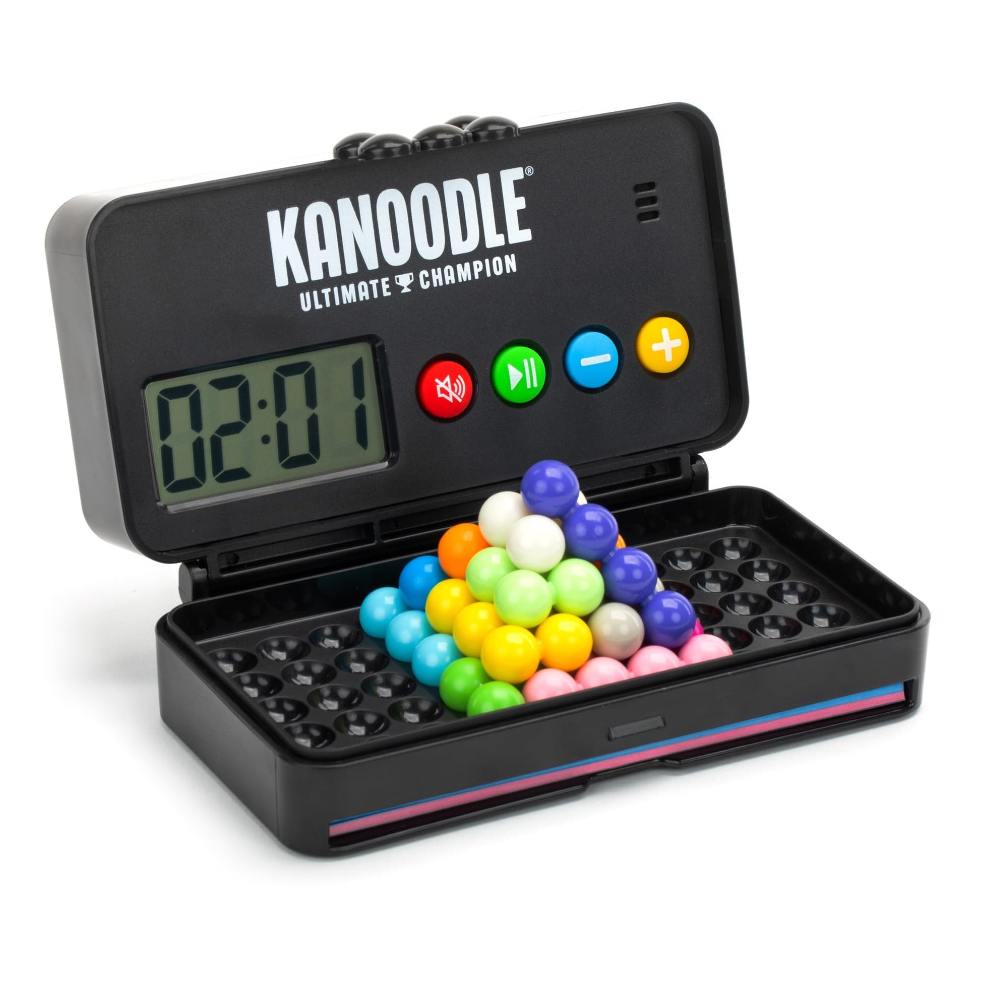 Educational Insights Kanoodle Ultimate Champion - 3D Brain Teaser Puzzle with Timer, Handheld Travel Games & Toys for Single Player, Challenging Logic Puzzles & Gifts for Kids, Teens & Adults Ages 7+