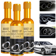 3 Pcs Catalytic Converter Cleaner Auto Parts Engine, Exhaust System Pipe Carbon Removal Cleaner Treatment Additive Oil, Fuel System Treatment Oil Additive for Gas and Diesel Car