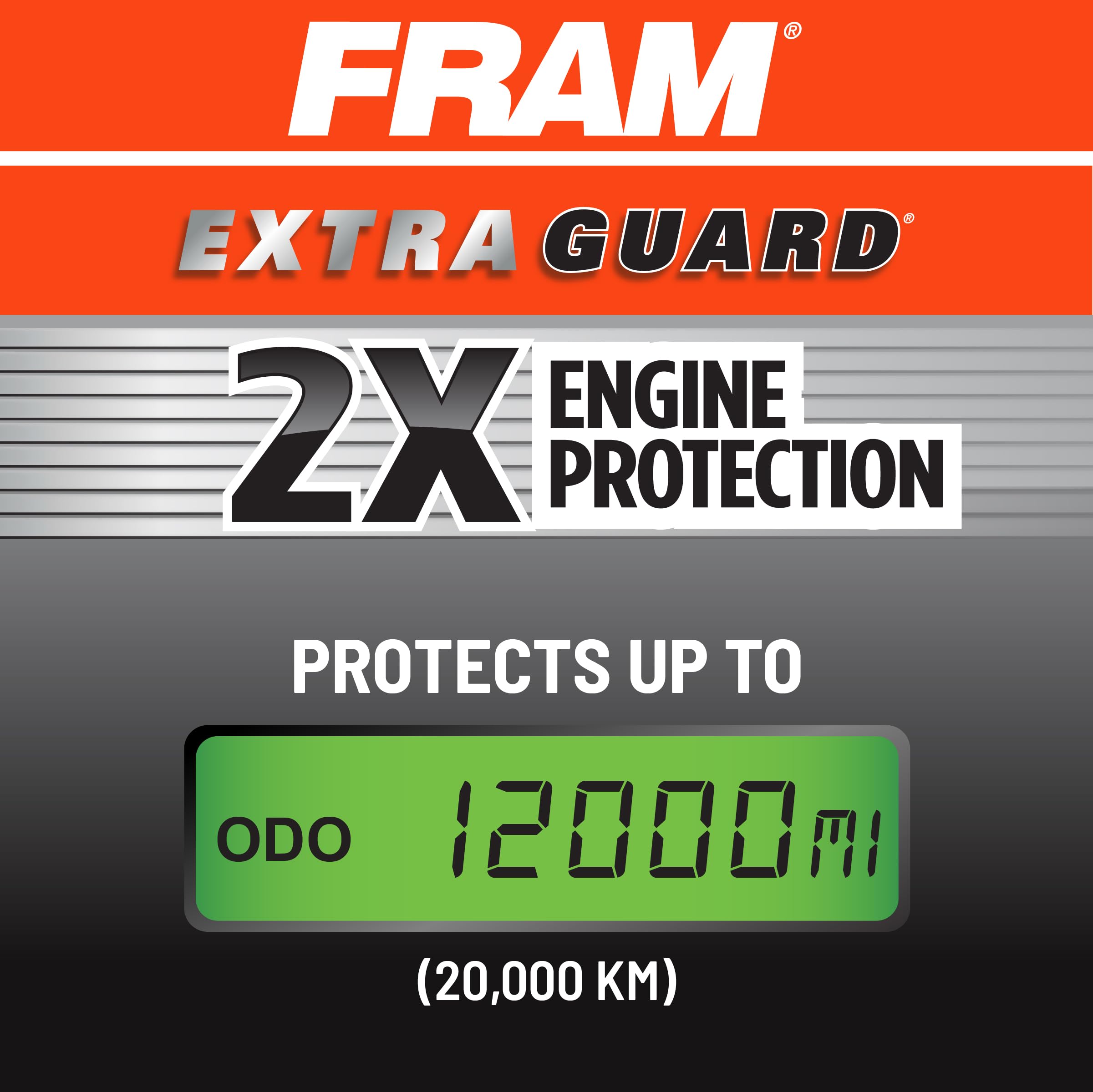 FRAM Extra Guard Flexible Panel Engine Air Filter Replacement, Easy Install w/Advanced Engine Protection and Optimal Performance, CA12295 for Select Subaru Vehicles