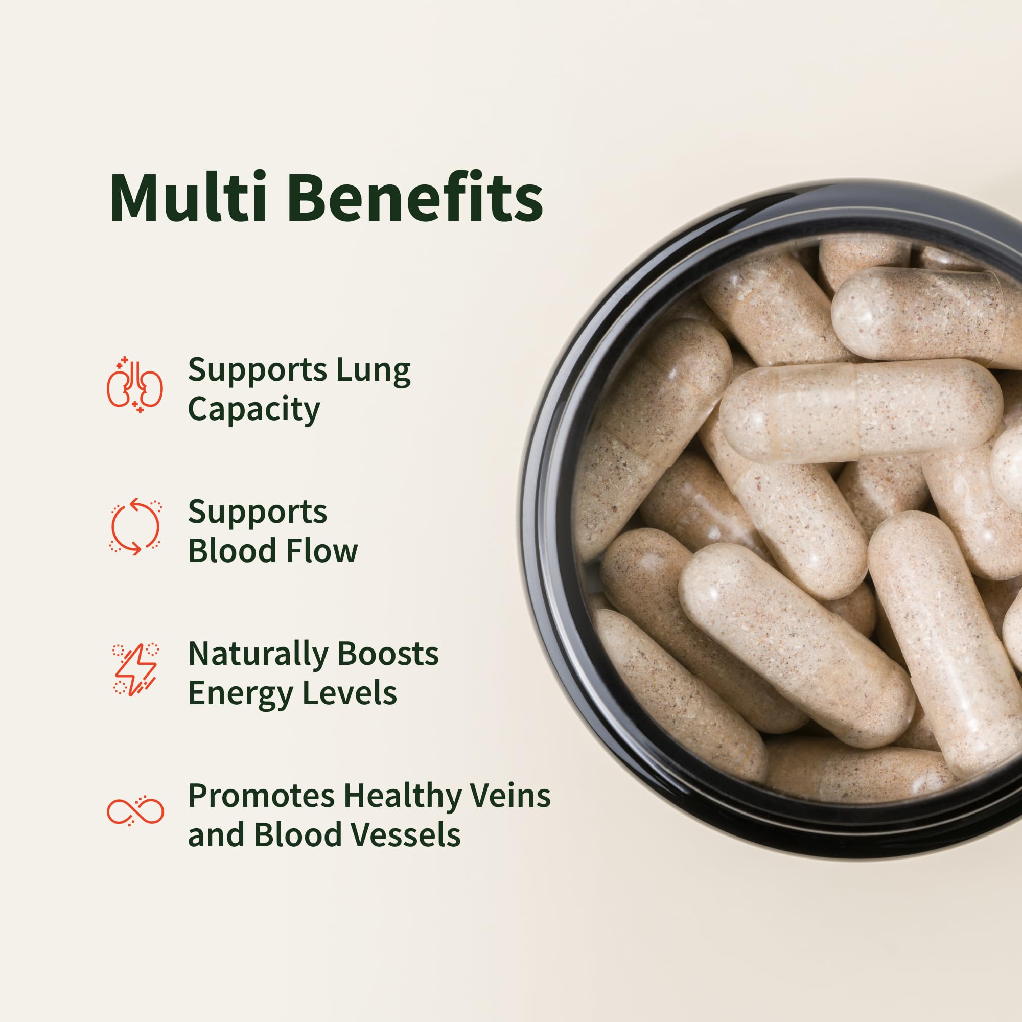 Snap Supplements Nitric Oxide Booster Supplement with L Arginine and L Citrulline Essential Amino Acids and Ginseng Root, Energy, Heart Health, Muscle Growth & Circulation Support, 60 Capsules