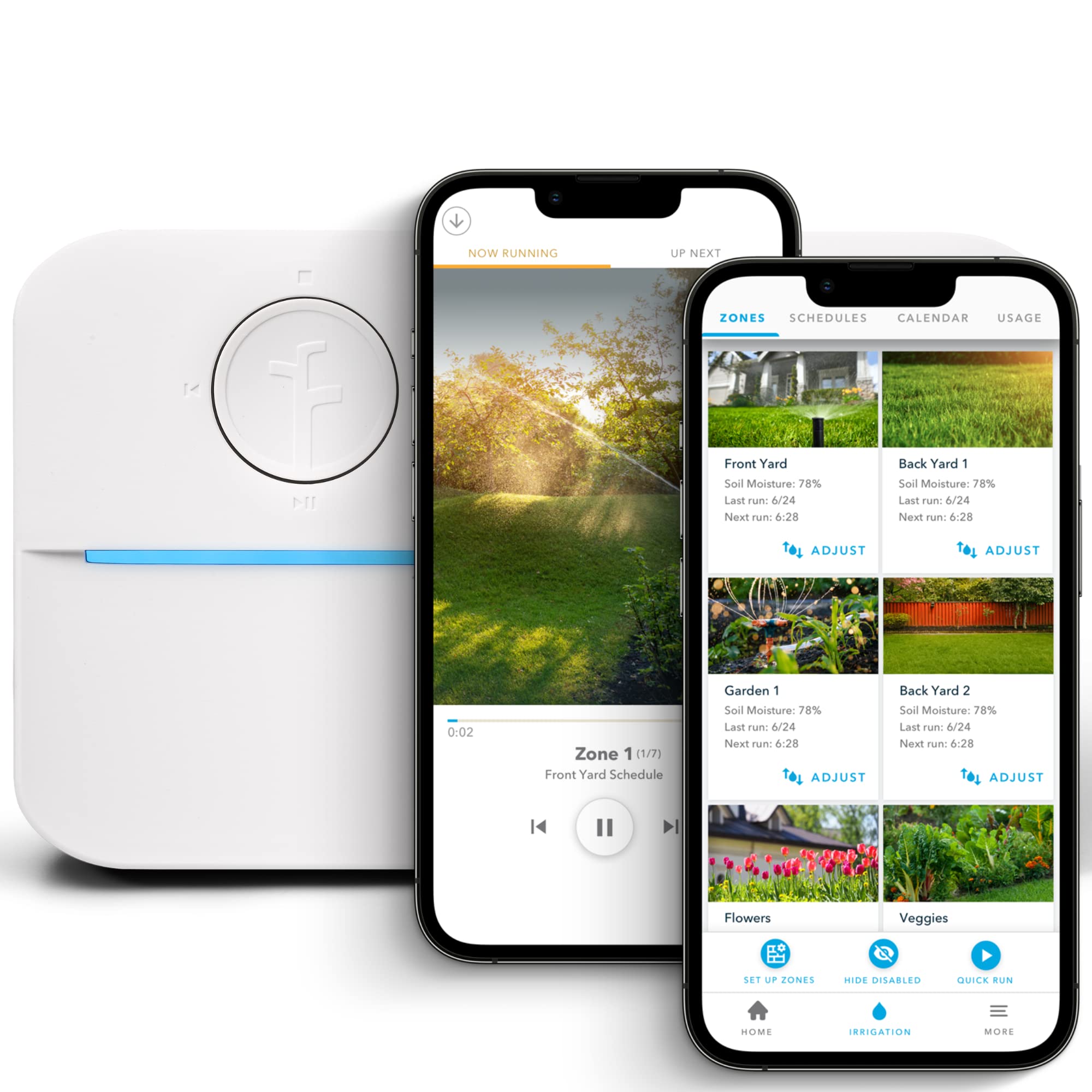 Rachio WiFi Smart Sprinkler Controller (8-Zone Irrigation Remote Control) - App-Based Scheduling, Local Weather Intelligence, Rain Skips, Easy DIY Install