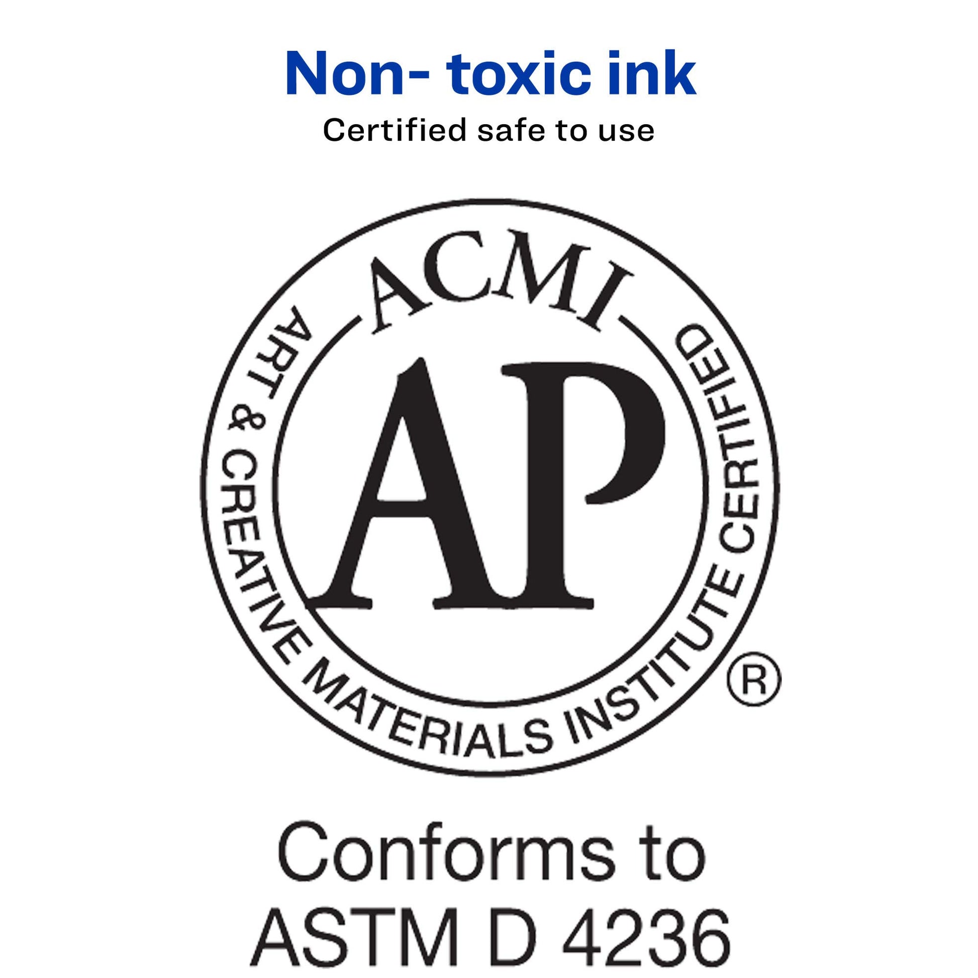 Avery Carter's Foam Stamp Pad, 2.75 x 4.25 Inch, Black, 1 Pad (21381)