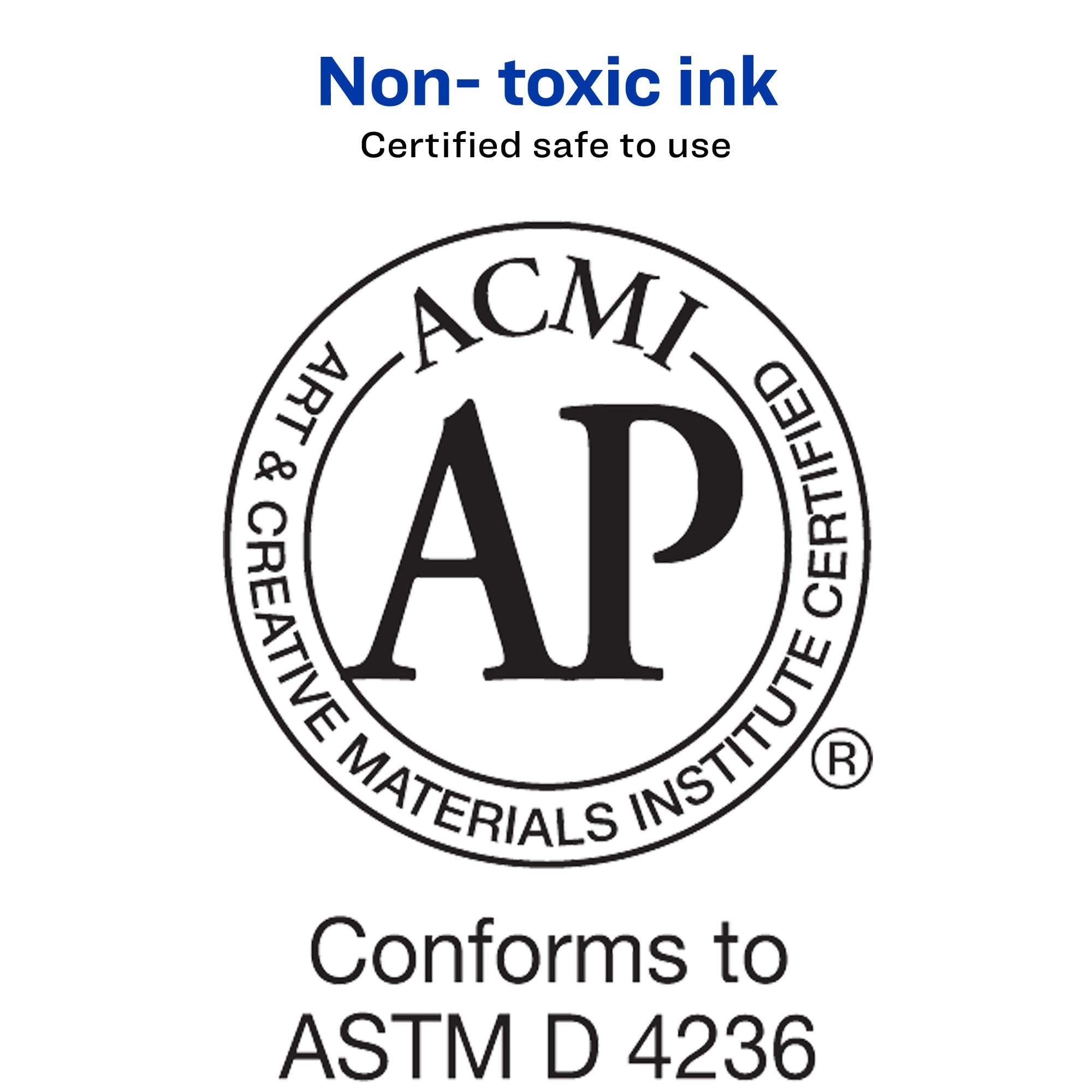 Avery Carter's Foam Stamp Pad, 2.75 x 4.25 Inch, Black, 1 Pad (21381)