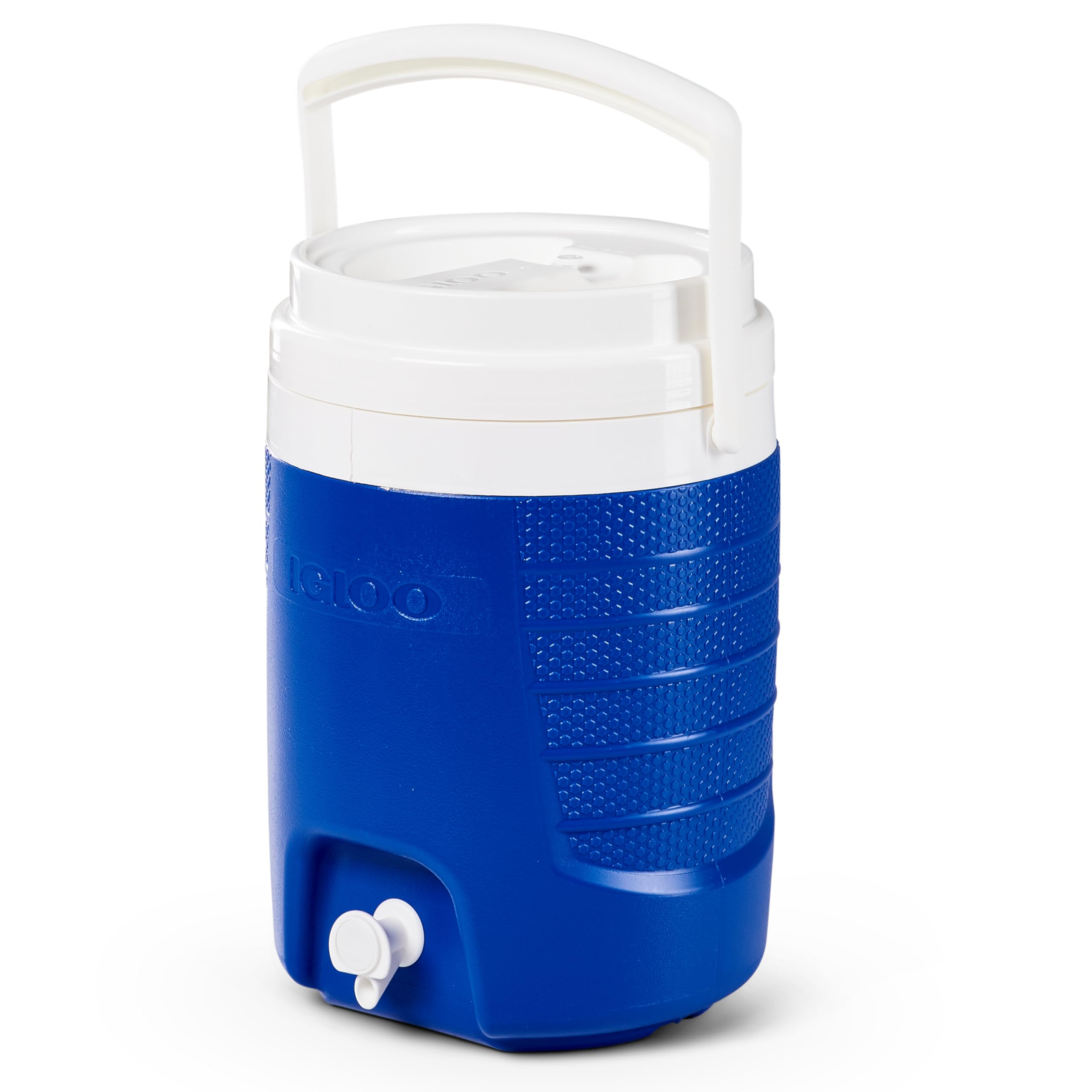Igloo 2 Gallon Portable Sports Cooler Water Beverage Dispenser, Insulated Cooler Dispenser, Majestic Blue
