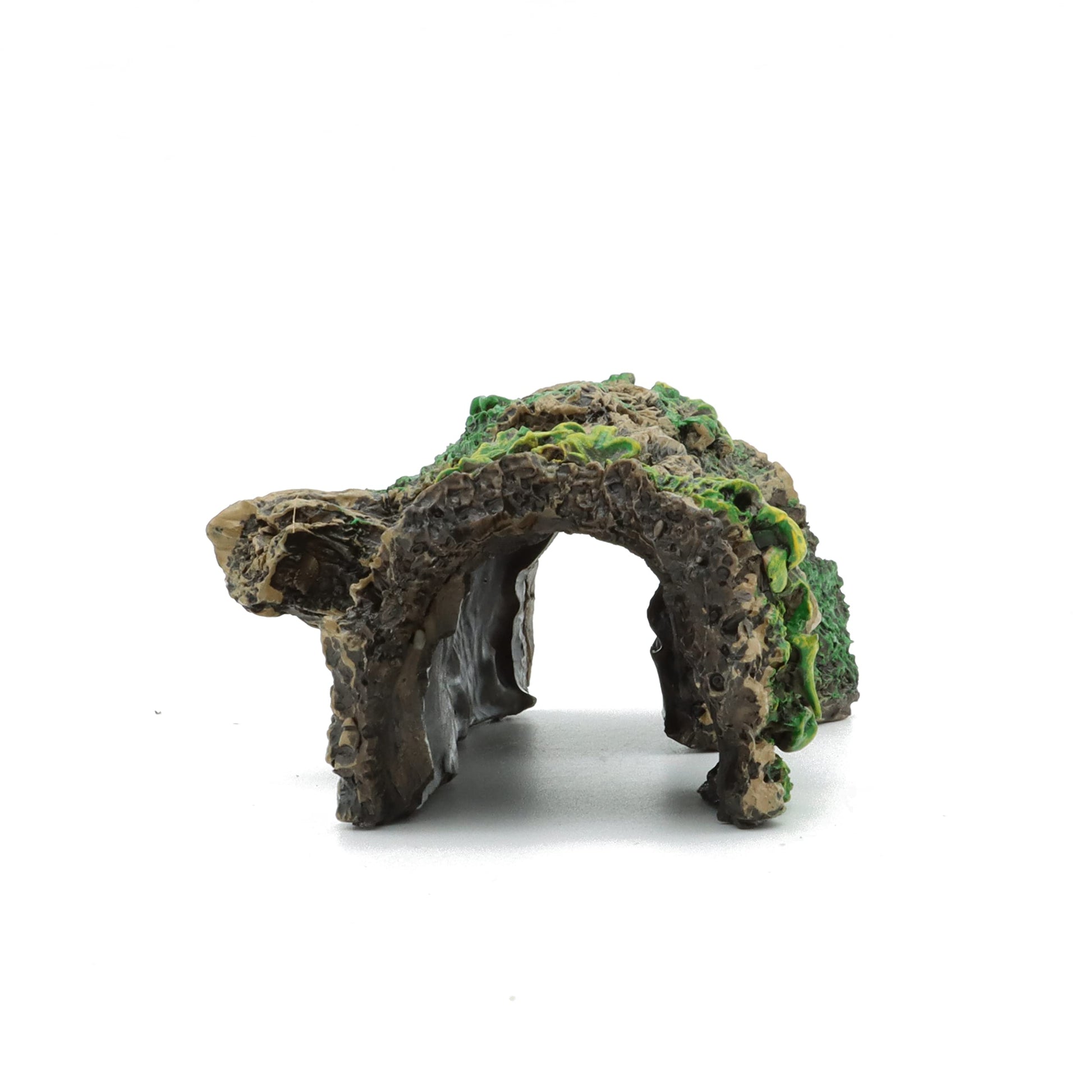 JIH Aquarium Decorations Resin Hollow Tree Trunk Ornament, Bettas House Cave Wood House Decor for Fish Tank (HS-SP207)