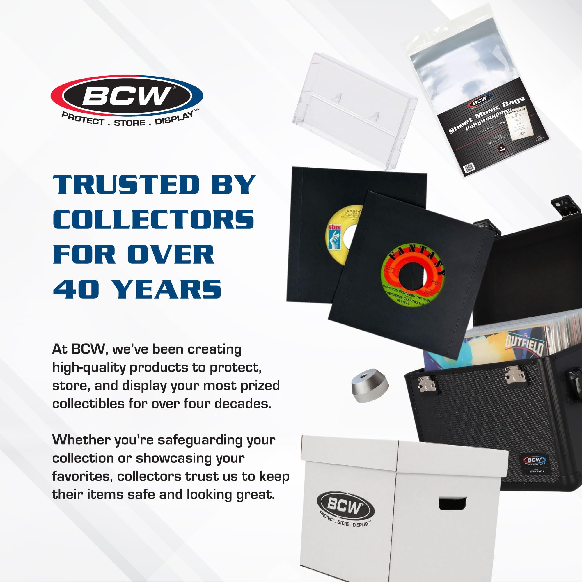 BCW CD Jewel Cases - 10 Pack | Clear CD Cases for Standard Discs | Durable Plastic Storage and Replacement Jewel Case