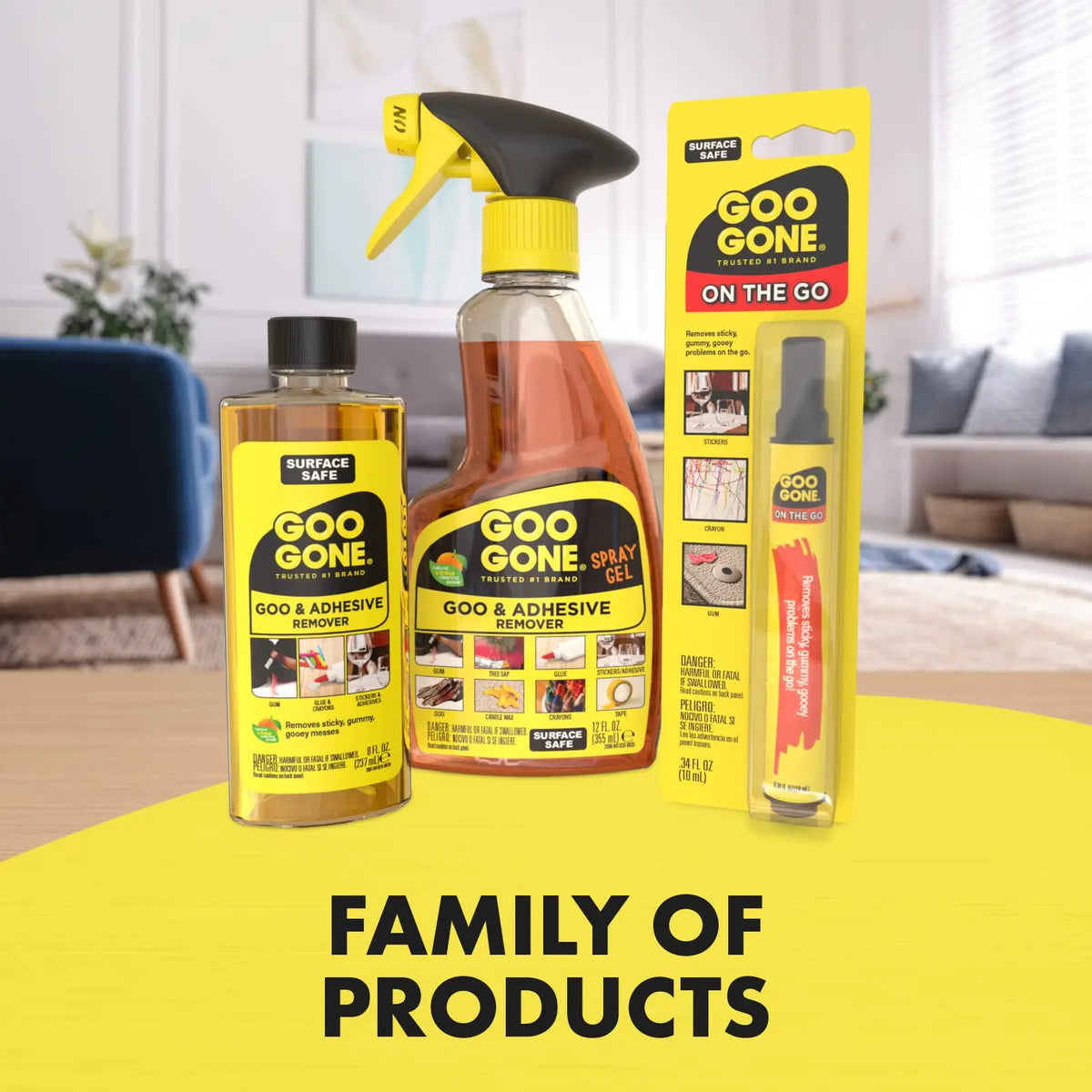 Goo Gone on the Go Pen - Adhesive Remover - Quickly Removing Stubborn Stickers Crayon Tape and More