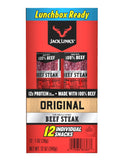 Jack Links Premium Cuts Beef Steak, Original, Strips -Great Protein Snack with 11g of Protein and 1g of Carbs Per Serving, Perfect Hunting Trip Snacks, Made with 100% Beef, 1 Ounce (Pack of 12)