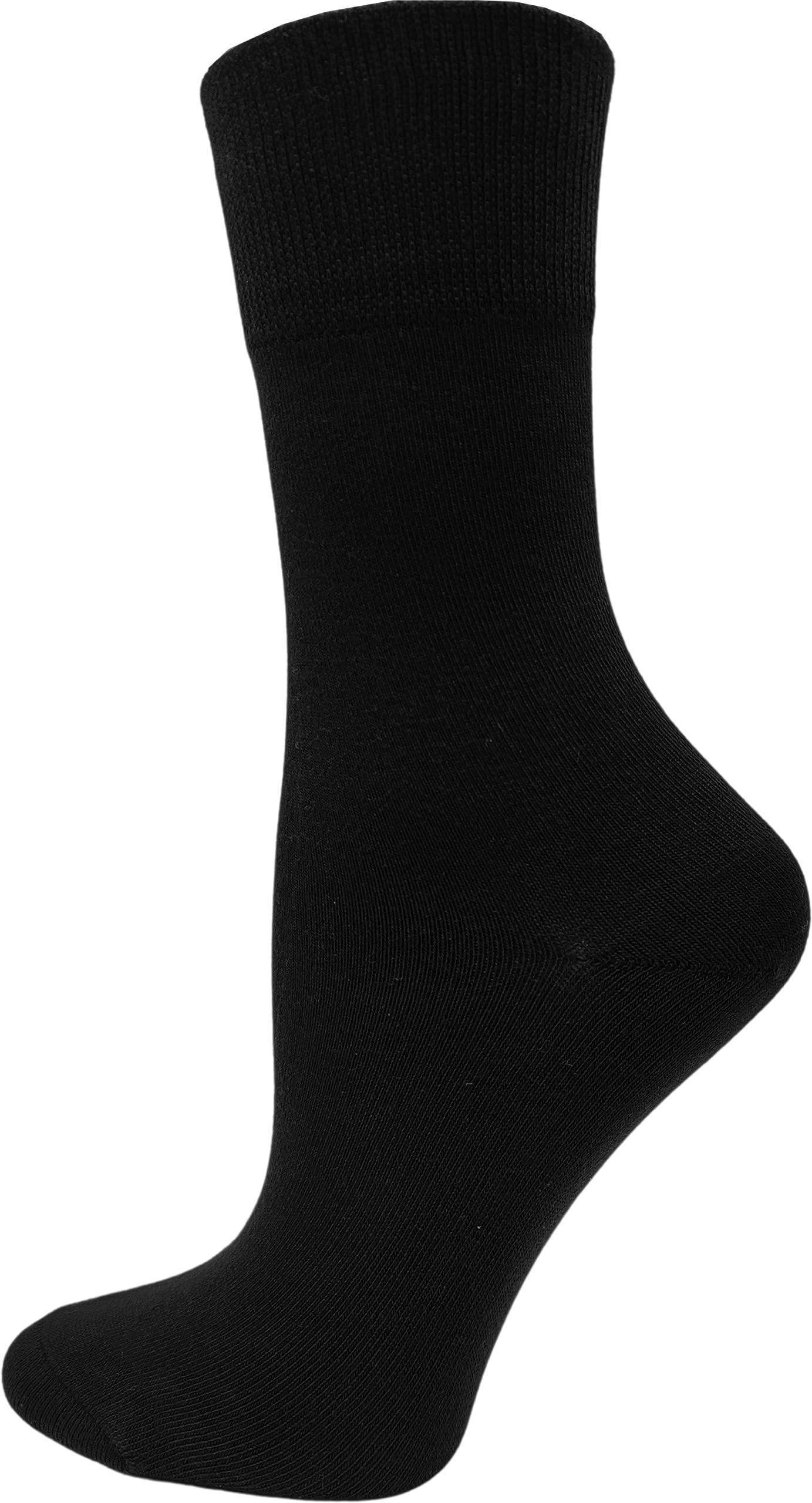 Winterlace Womens Soft Bamboo Rayon Viscose Dress Socks, 6 Pairs Trouser Socks Premium Thin Crew Socks Bulk Pack