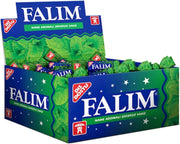 Falim Sugarless Plain Gum Individually Wrapped, Mint Flavored, 100 Piece