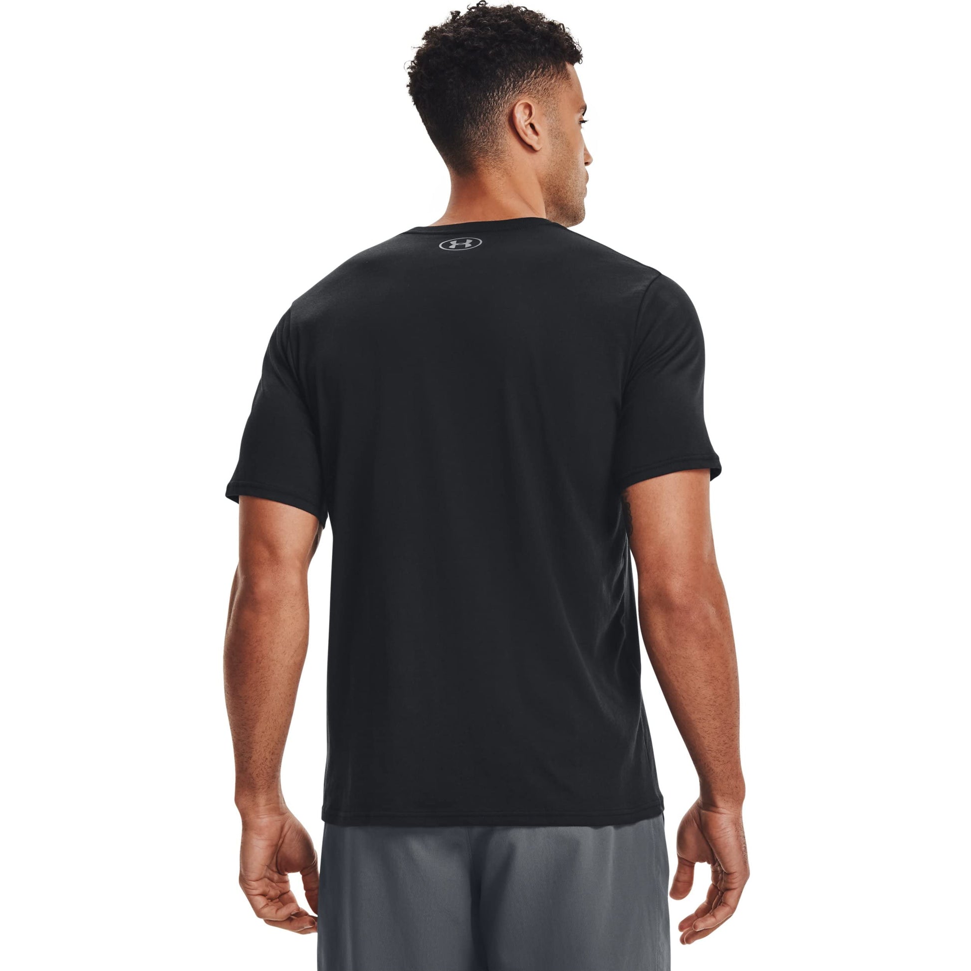 Under Armour Men's UA Sportstyle Left Chest Short Sleeve Shirt LG Black