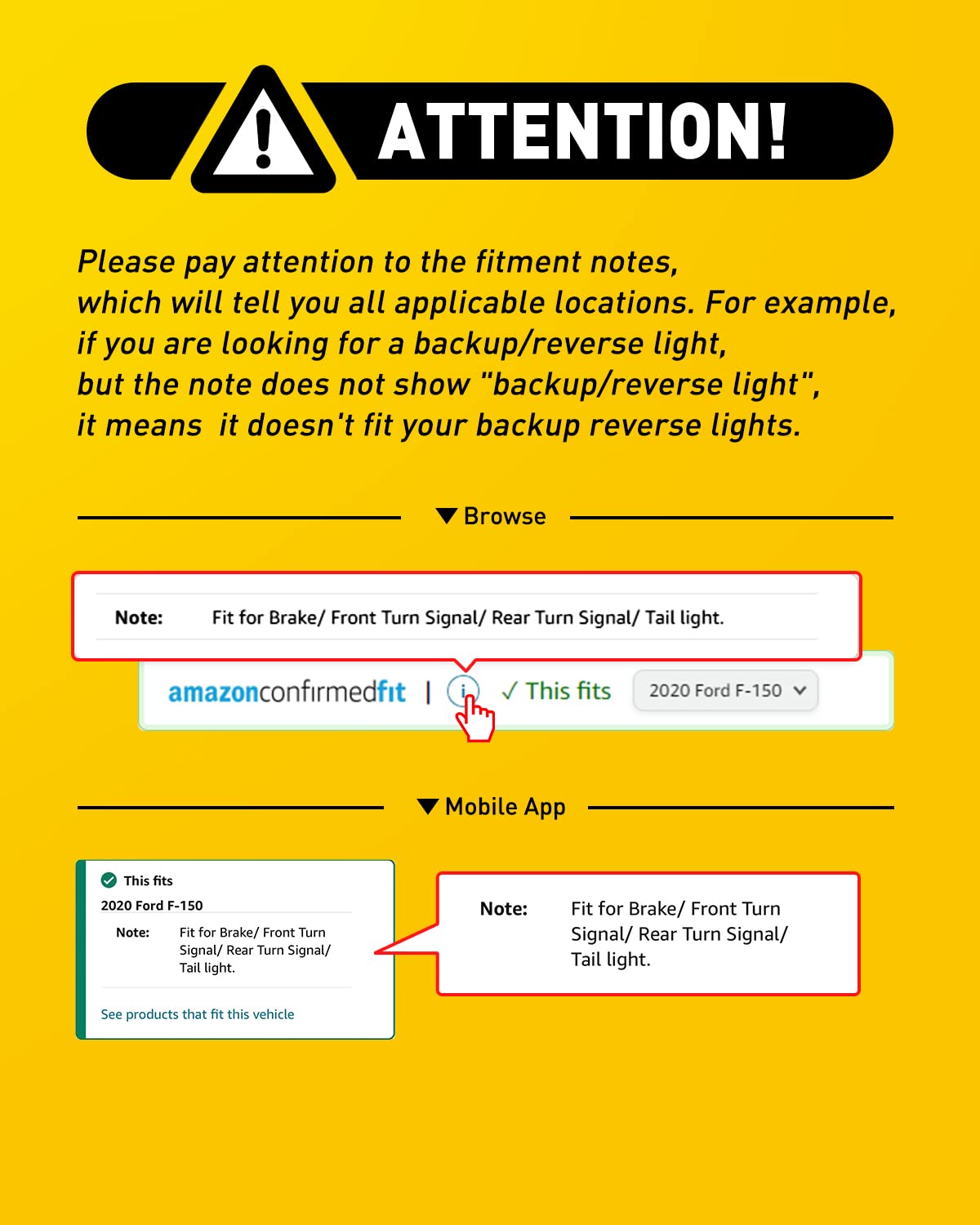 AUXITO 3157 LED Bulb White, Super Bright 3156 3056 3057 4157 3047 4057 3457 4114 LED Bulb for Backup Reverse Tail Brake DRL Signal Parking Lights, Pack of 2