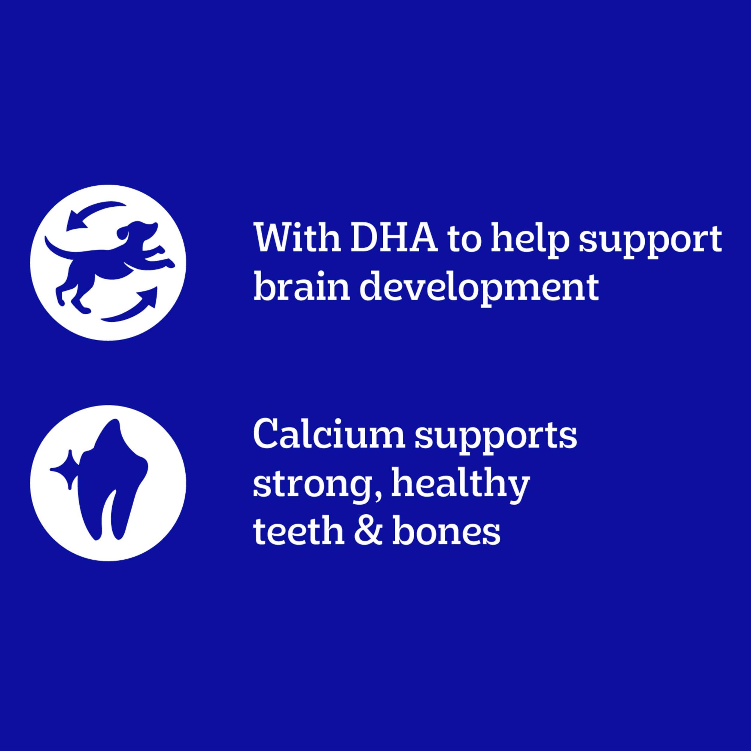 Pedigree Puppy Chopped Ground Dinner Canned Wet Puppy Food with Chicken & Beef, 13.2 oz. Cans (12 Count, Pack of 1)