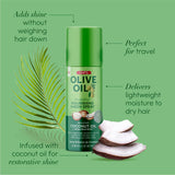 ORS Olive Oil Nourishing Sheen Spray Infused with Coconut for Restorative Shine