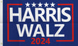 MAGJIUKE Harris Waltz Flag for President 2024 Election,Kamala Harris Tim Walz Flags Banner 3×5 Ft for car Boat Outdoor with Grommets Double Stitched,blue Single-Sided