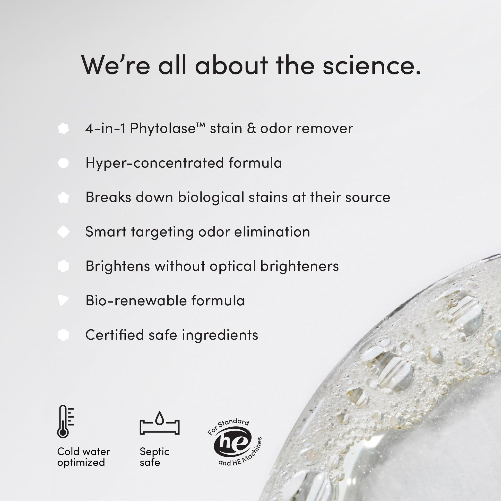 Dirty Labs | Scent Free | Bio Enzyme Laundry Booster | 48 Loads (1 lb) | Hyper Concentrated | High Efficiency & Standard Machine Washer | Nontoxic, Biodegradable | Stain & Odor Removal Enzyme Booster