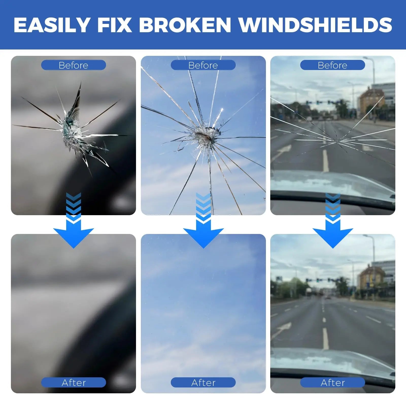 NASILOOP Windshield Repair kit, Windshield Crack Repair Resin Kit