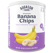 Augason Farms Sweetened Banana Chips Can, Emergency Food Supply, Everyday Meals, 31 Servings (Packaging May Vary)