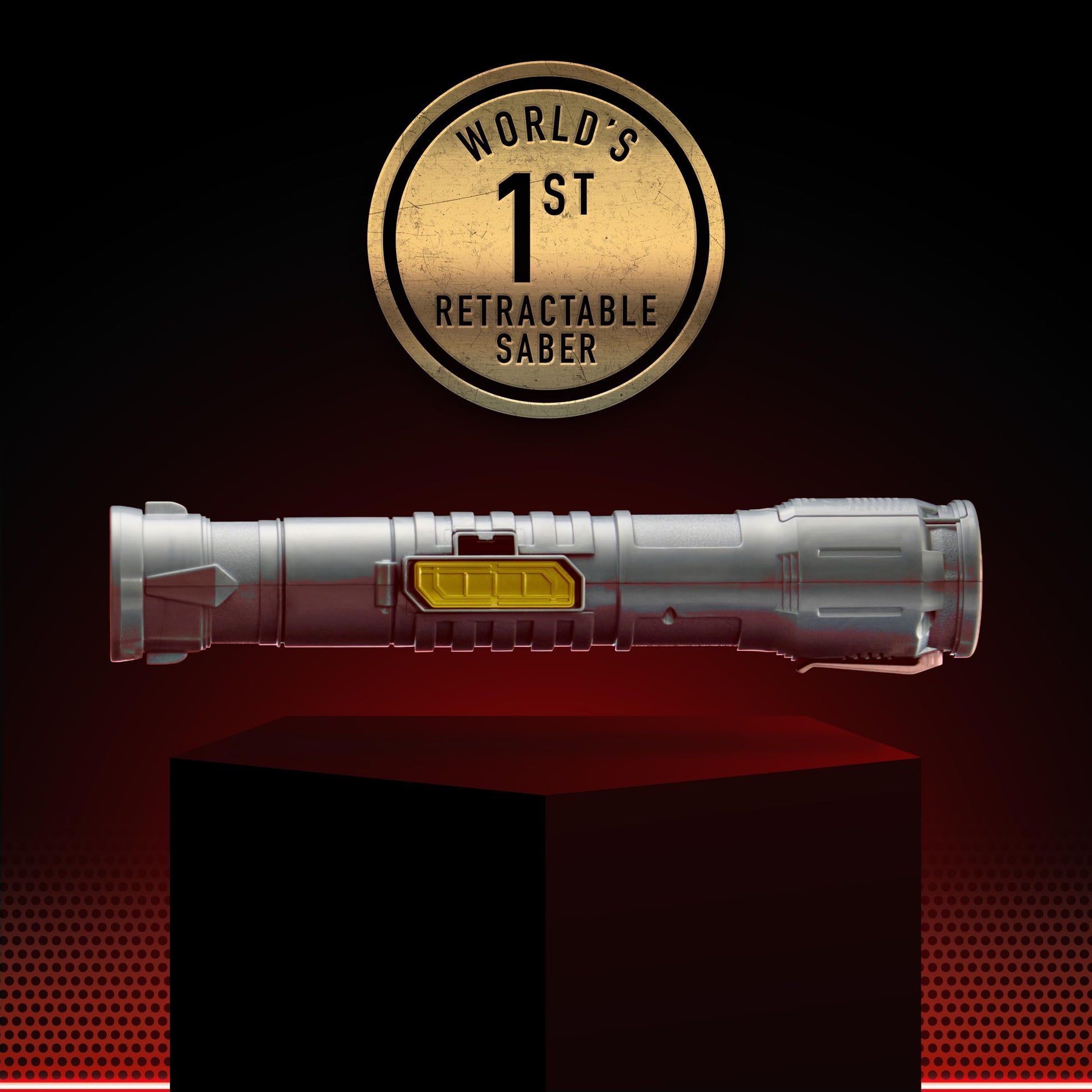 Power Saber Energy Blade Red | First Ever Automatic Saber | Auto Extending & Retracting Saber | Extends 35" (90cm) | Motion Based SFX | Ages 6+ | by Goliath