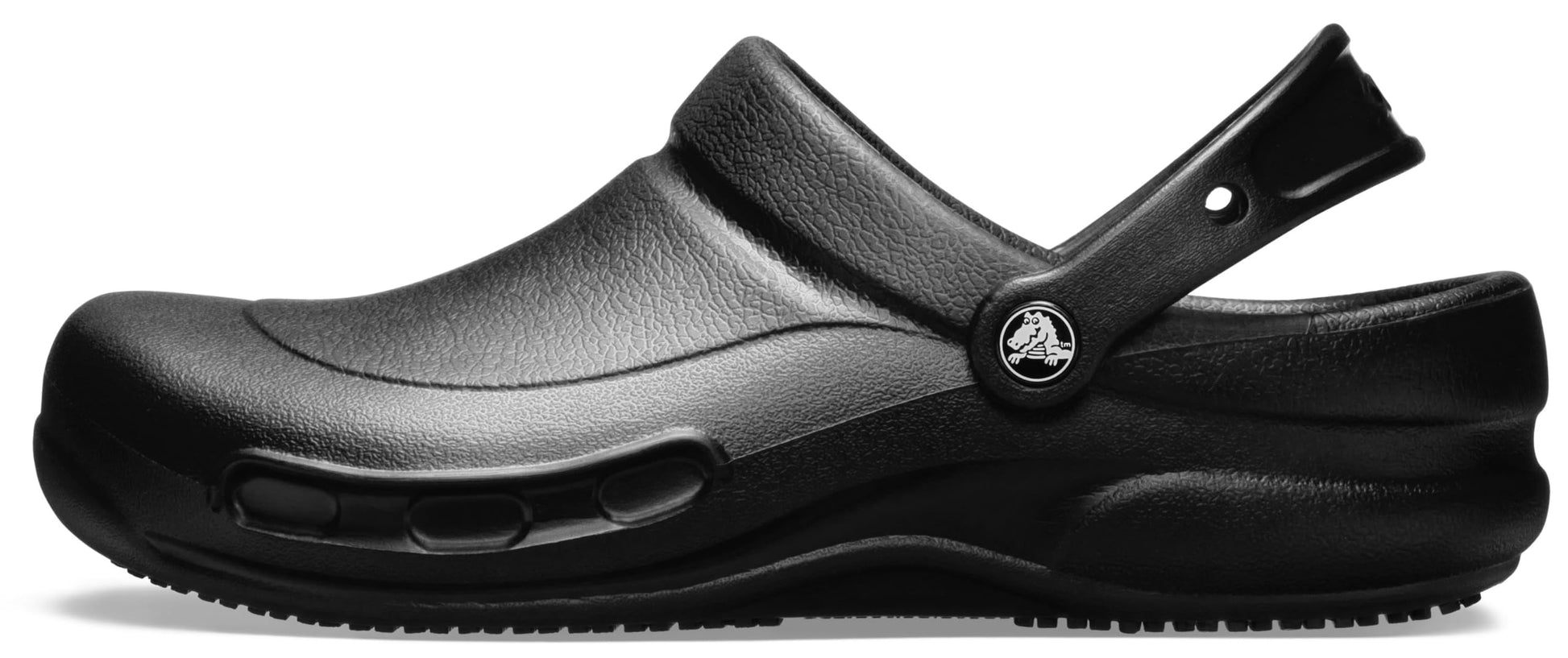 Crocs Unisex-Adult Bistro Clogs, Slip Resistant Work Shoes, Black, 10 Men/12 Women
