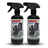 Arrest My Vest Military and Police Grade Odor Eliminating Spray for Body Armor Odor, Tactical Gear. Safe on K9's. Safe on All Ballistic Vests and Fabrics - Midnight Fragrance - 2 16 oz Bottles