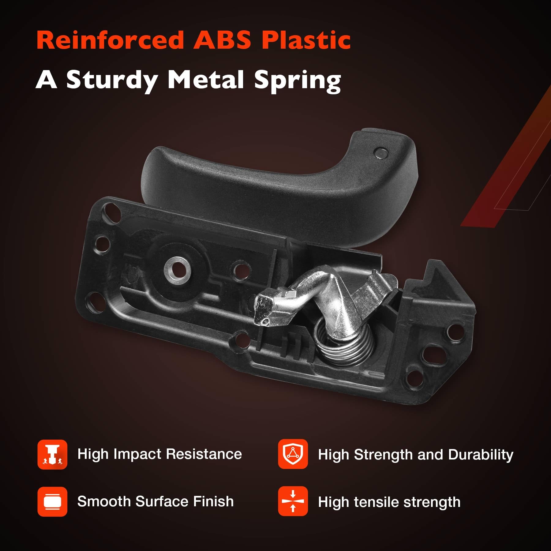 Interior Door Handle Front Left Drivers Side Compatible with 2007-2014 Chevy Silverado 1500/2500/3500 Tahoe Suburban Avalanche GMC Sierra Yukon Cadillac Escalade ESV/EXT,Replaces OEM# 20833606, 80374