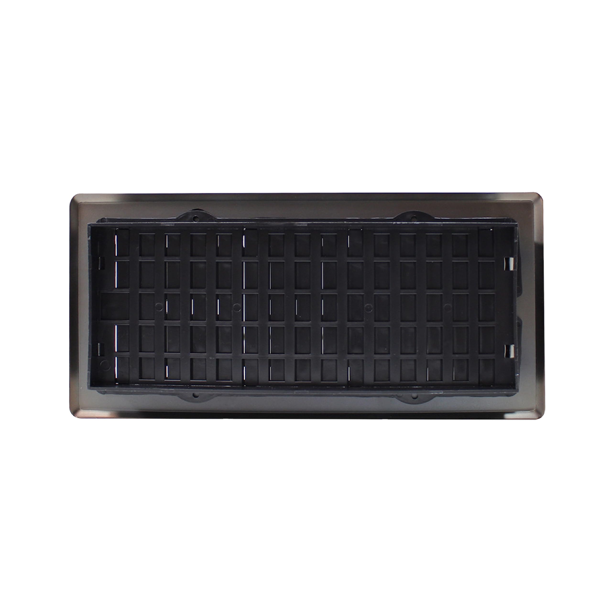 Decor Grates AJH410-RB Oriental Floor Register, 4x10 Inches, Rubbed Bronze Finish