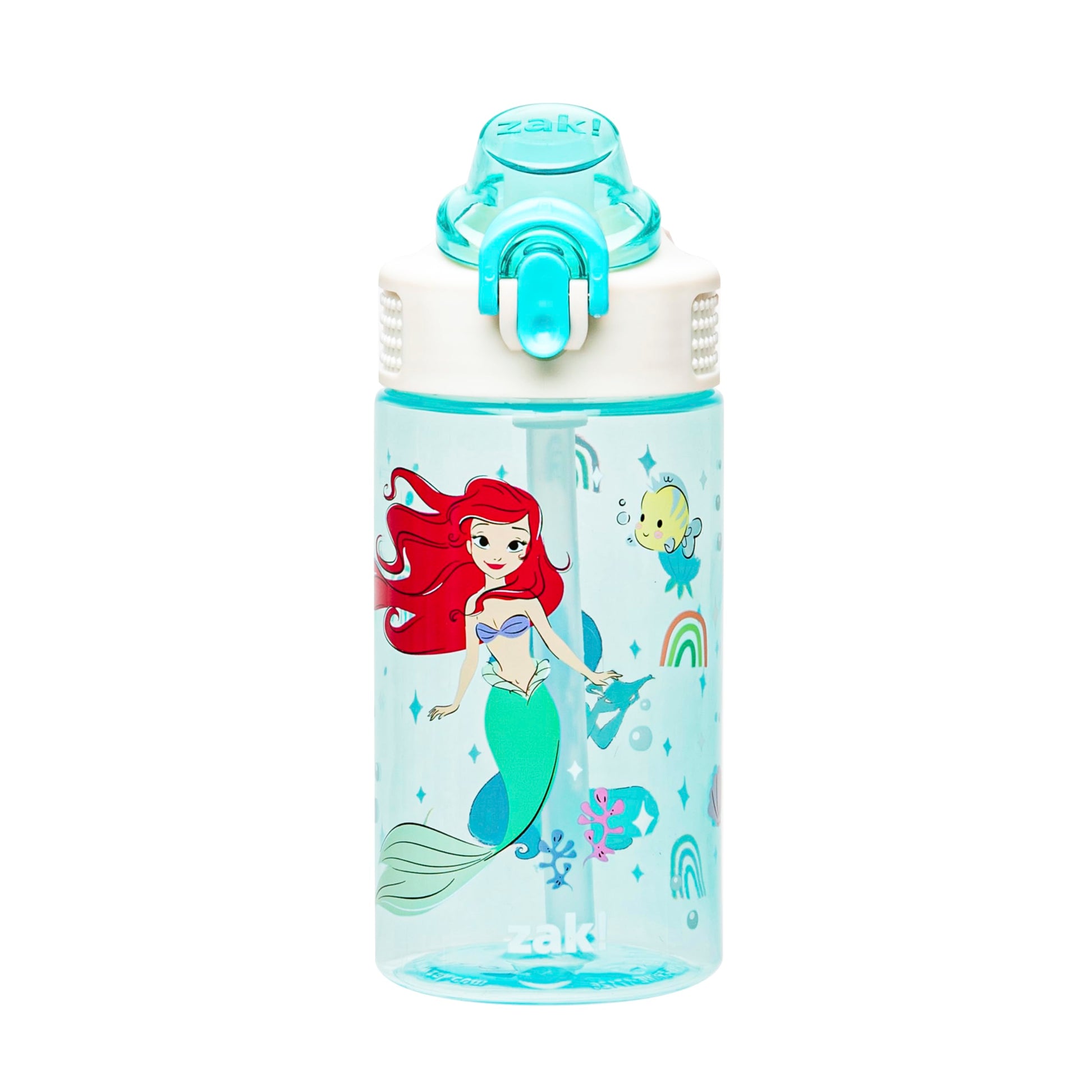 Zak Designs Paw Patrol Kids Spout Cover and Built-in Carrying Loop Made of Plastic, Leak-Proof Water Bottle Design (Rocky, Rubble & Chase, 16 oz, BPA-Free)