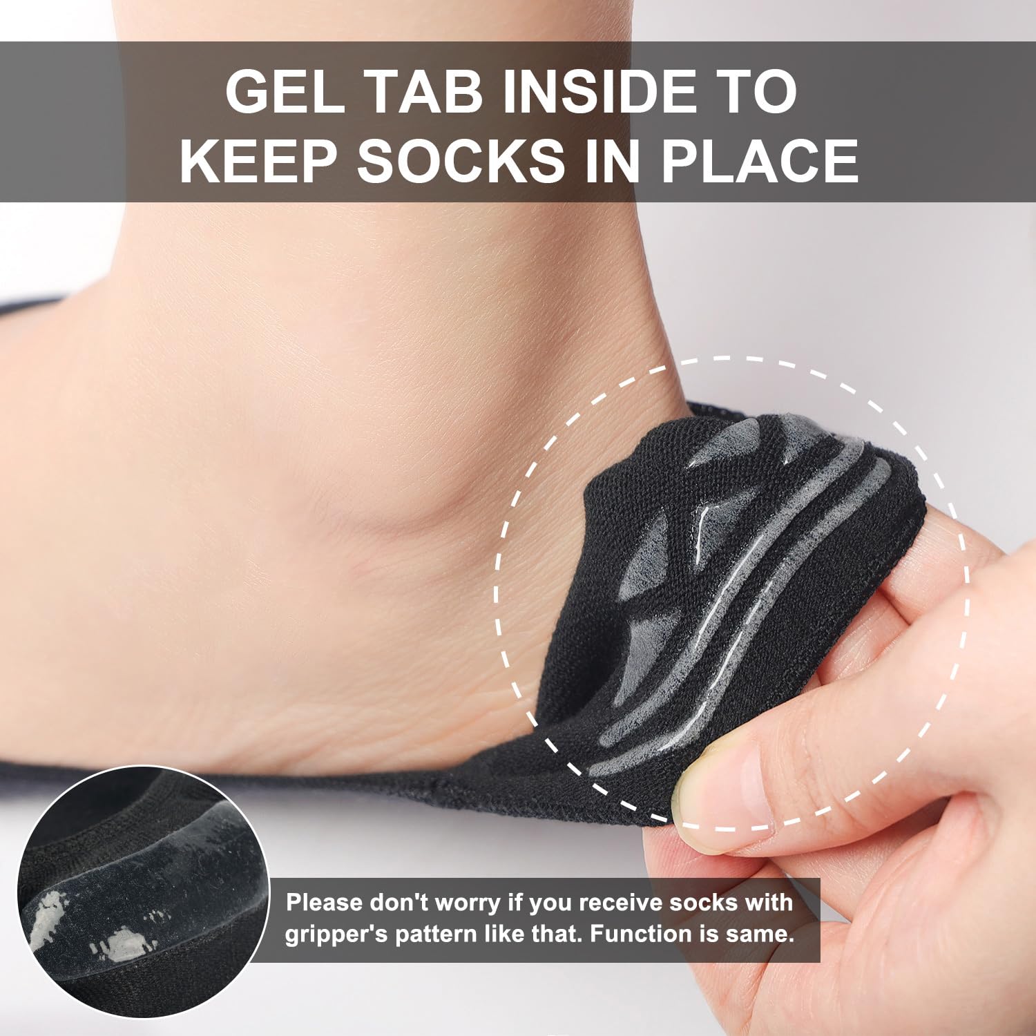Toes Home No Show Socks Womens, Ultra Low Cut Liners Non Slip Footies for Flats Hidden Invisible Boat Summer 5 Pairs