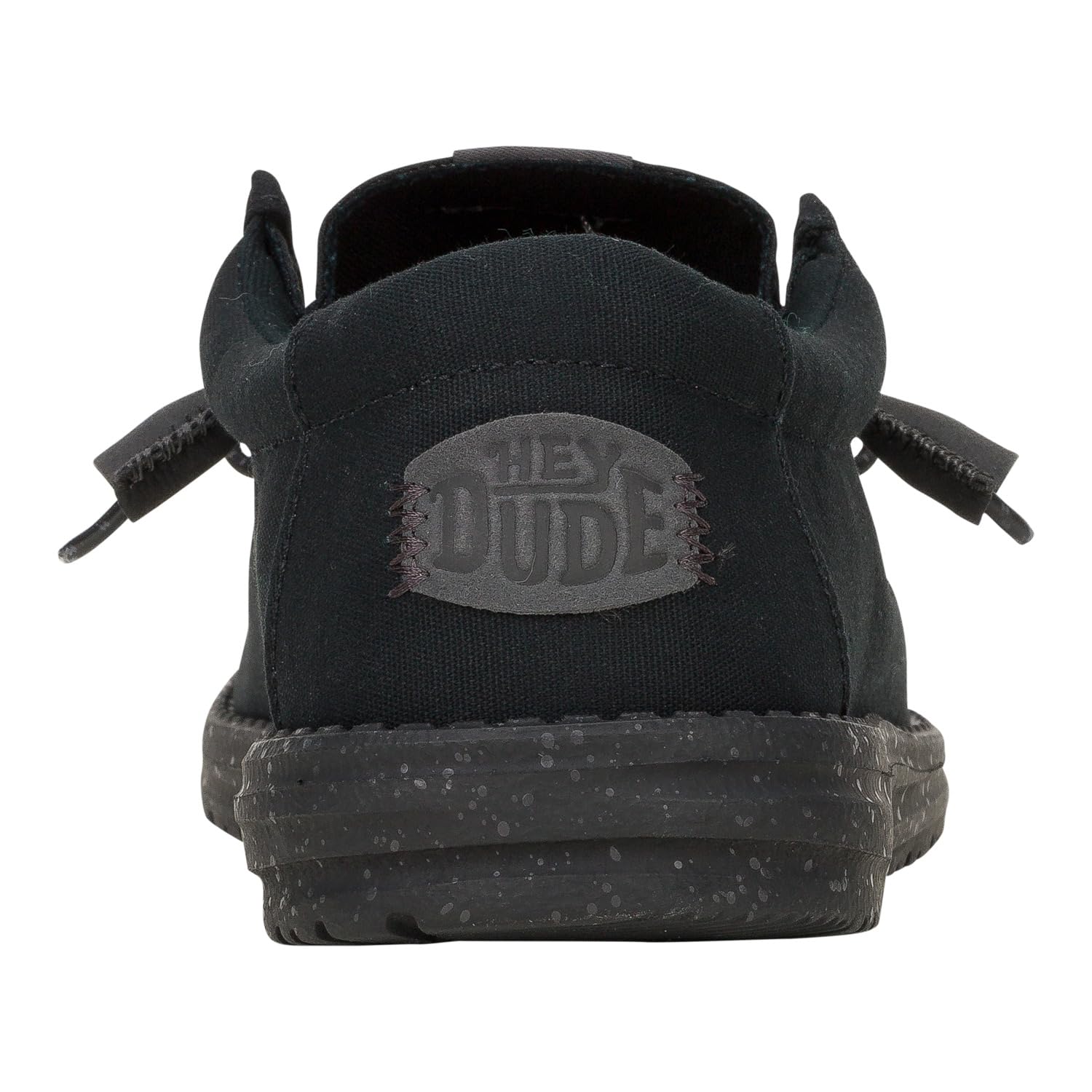 HEYDUDE Wally Canvas Mono Black/Clay Size 11, Men’s Shoes, Slip-on Loafers, Comfortable & Light-Weight