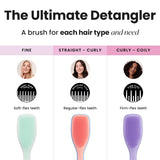 Tangle Teezer Ultimate Detangler Hairbrush for Wet & Dry Hair, Eliminates Knots & Reduces Breakage for All Hair Types, Millennial Pink