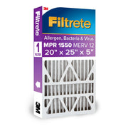 Filtrete High Performance Air Filter, 1550 MPR, 20 in x 25 in x 5 in