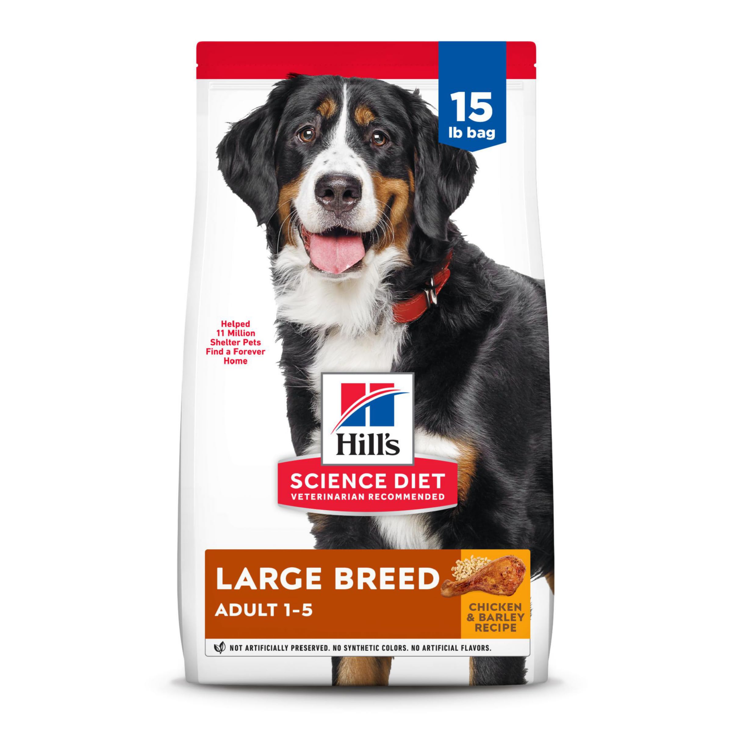 Hill's Science Diet Large Breed, Adult 1-5, Large Breed Premium Nutrition, Dry Dog Food, Lamb & Brown Rice, 33 lb Bag