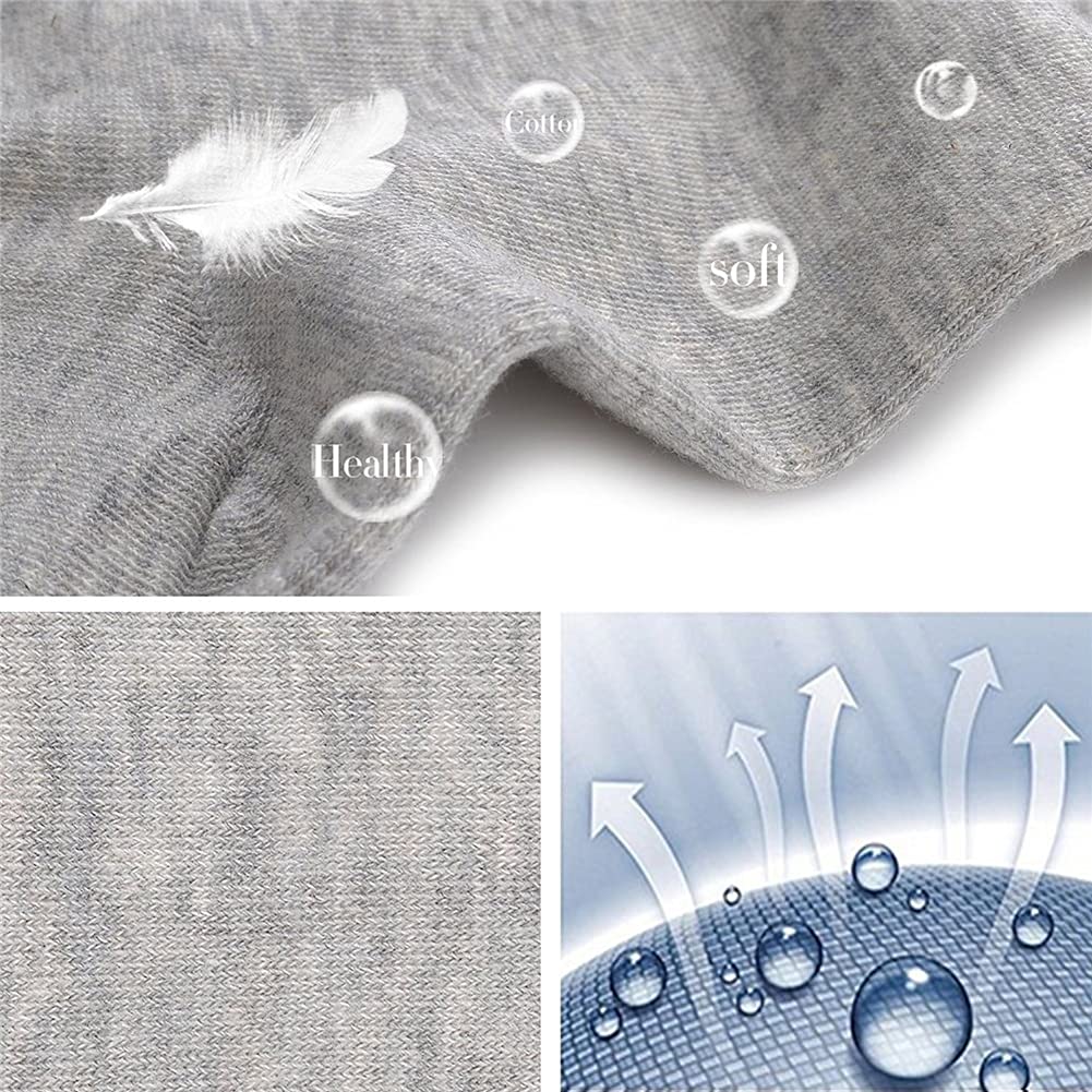 CHARMKING 8 Pairs Ankle Socks for Women - Non Slip Cotton No Show Classic Low Cut Casual Socks (White)