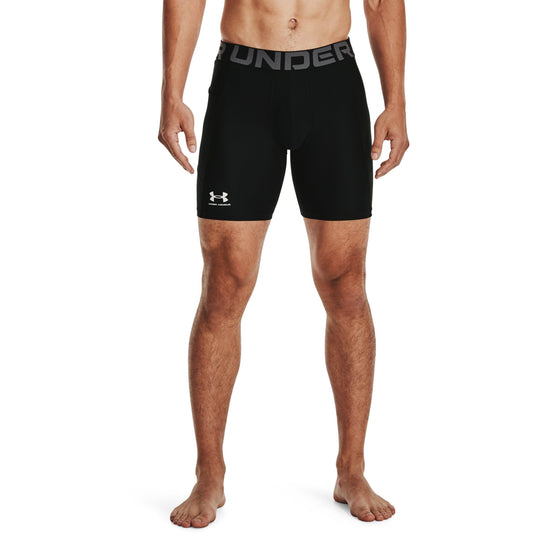 Under Armour Men's Armour HeatGear Compression Shorts , Black (001)/Pitch Gray, Large