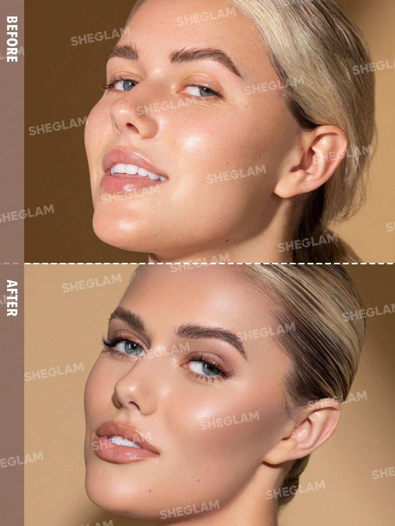 SHEGLAM Sun Sculpt Cool Toned Liquid Contour Stick Long Lasting Cream Bronzer Makeup - Soft Tan