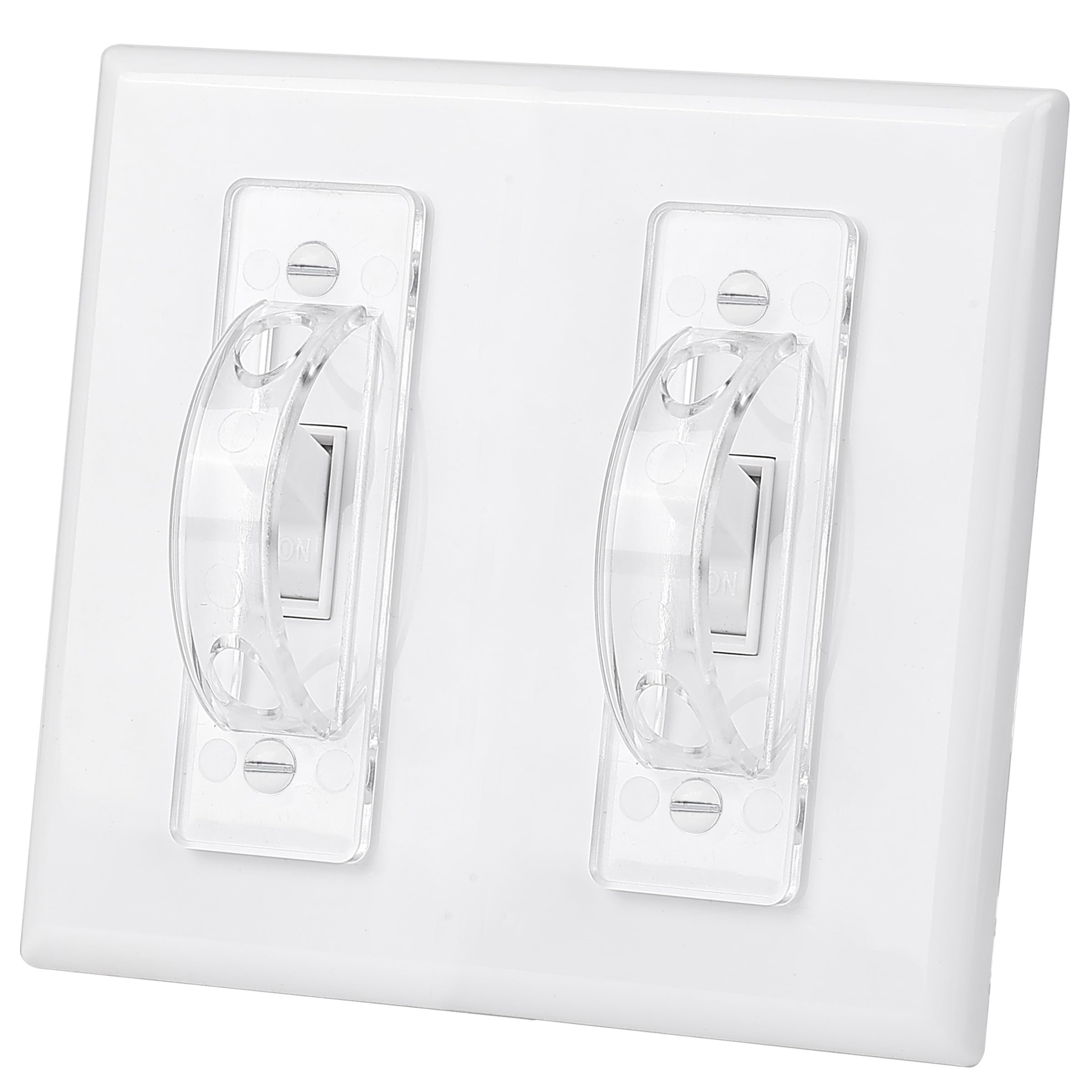 Bates- Light Switch Guard Cover, 6 Pack, Clear, Toggle Switch Cover, Light Switch Blocker, Light Switch Cover Child Proof Light Switch Cover Guard, Lightswitch Cover, Toggle Switch Guard