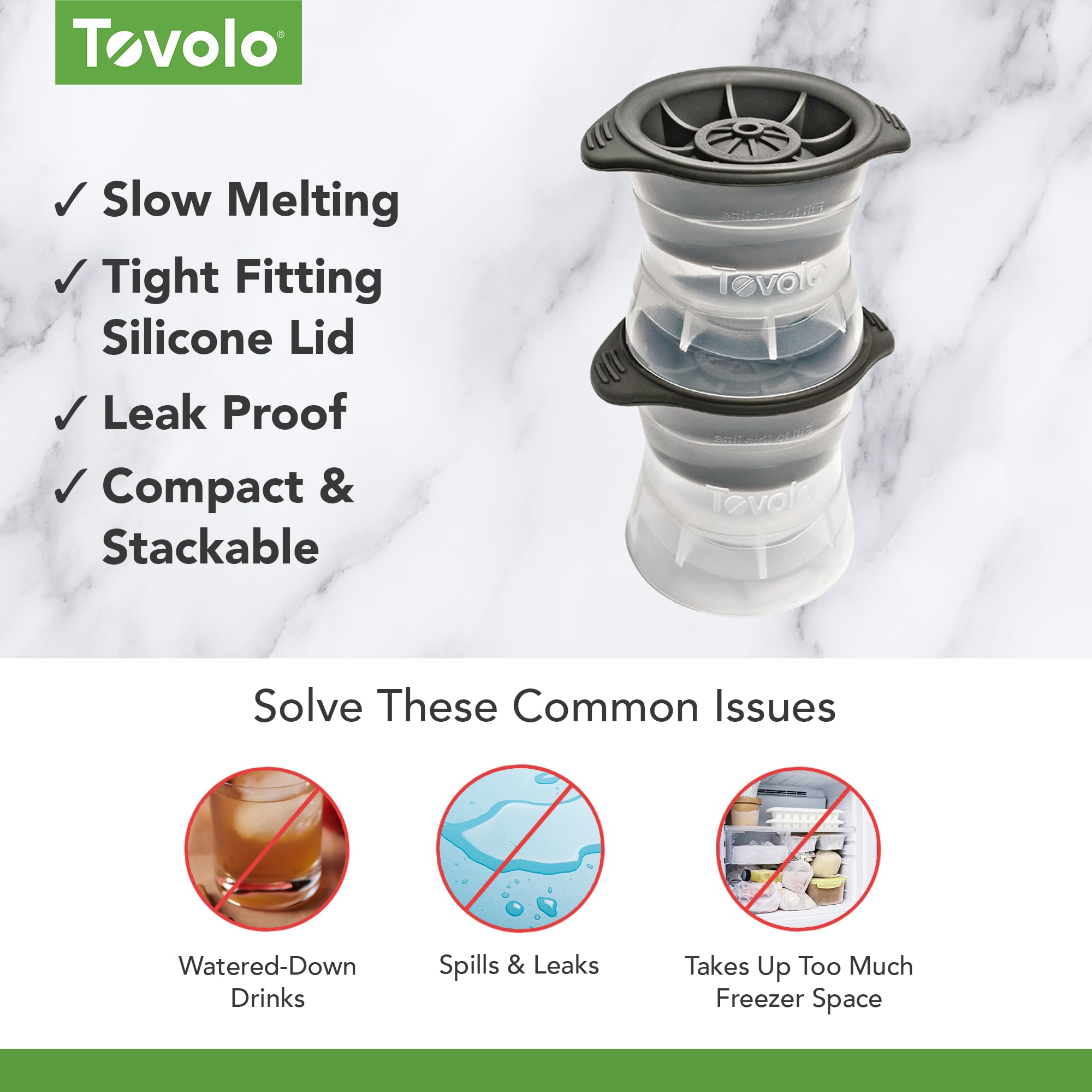 Tovolo Sphere Ice Molds - Set of 2