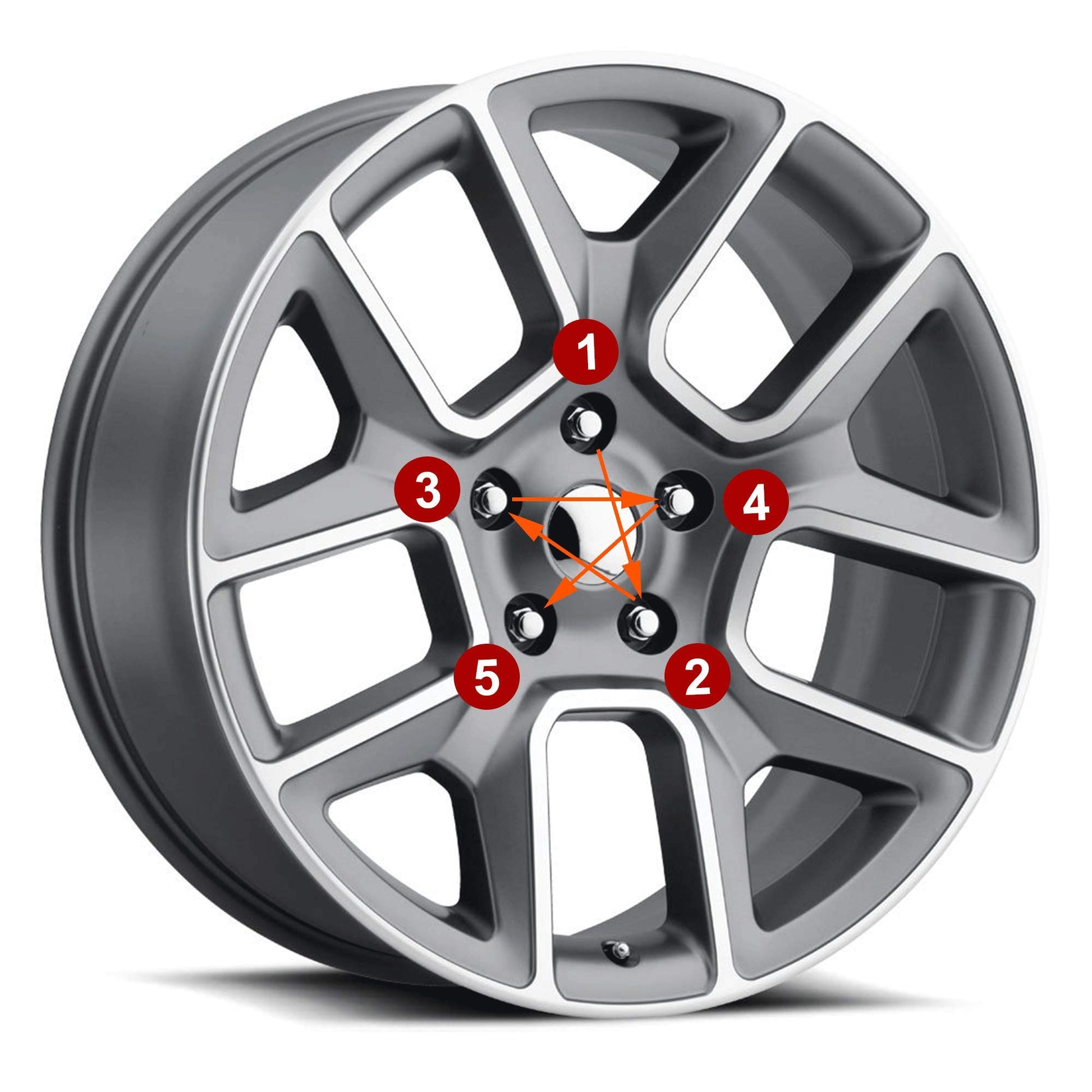 12x1.5 Wheel Lug Nuts, 20PCS Chrome 12mmx1.5 Closed End Bulge Acorn Lug Nut, Cone Seat, 19mm Hex Aftermarket Wheels