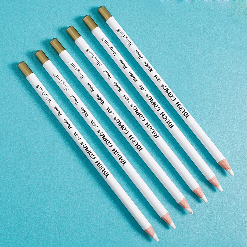 Eraser Pencils Set for Artists, Wooden Sketch Eraser Pen for Charcoal Drawings, Professional Highlight Painting Eraser for Sketching, Revise Erasing Details for Students Limner