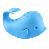 Bath Spout Cover for Bathtub - Protects Baby from Bumping Head During Bathing Time Baby Faucet Cover Universal Faucet Protective Cover Whale Design（Blue）