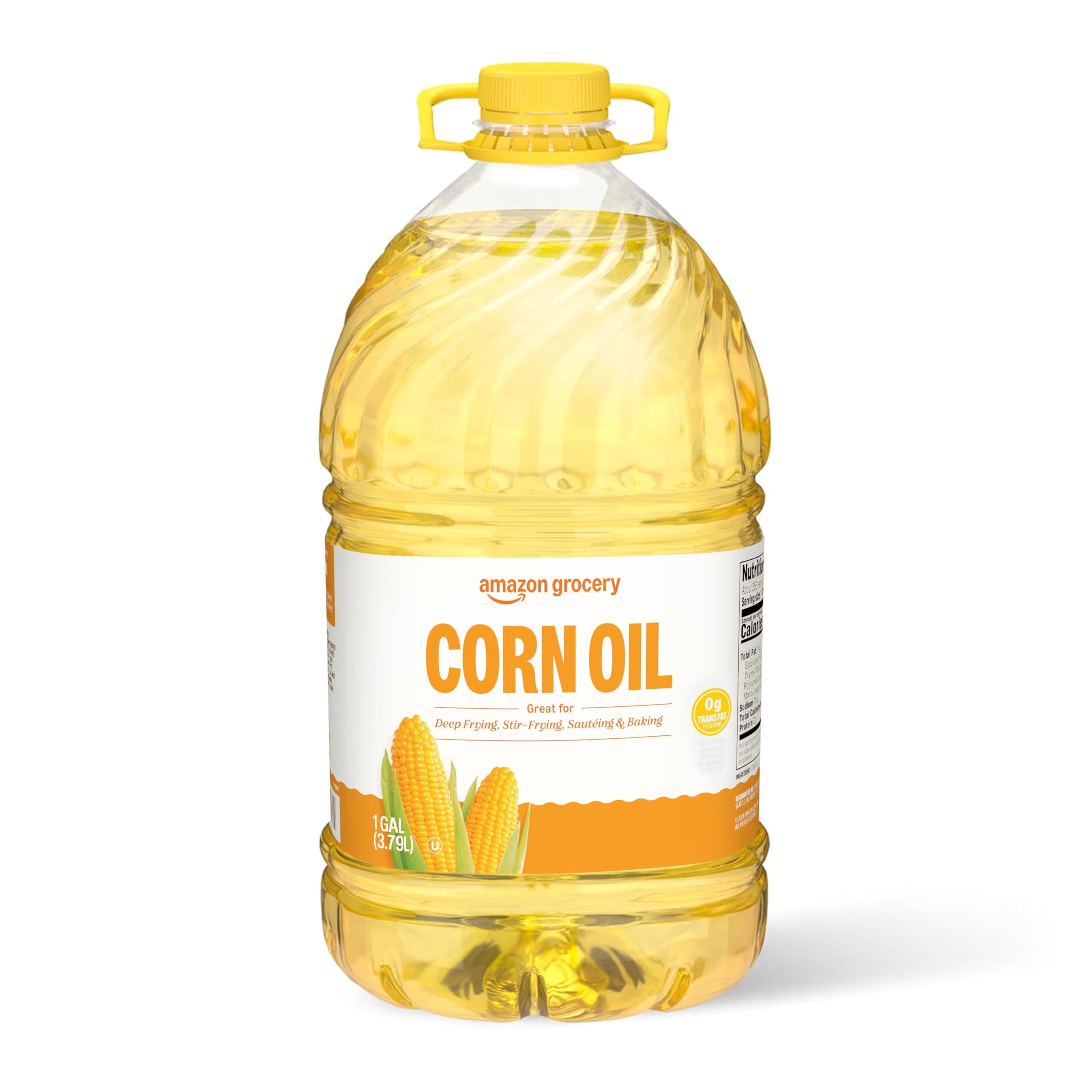 Amazon Grocery, Corn Oil, 128 Fl Oz (Previously Amazon Fresh, Packaging May Vary)