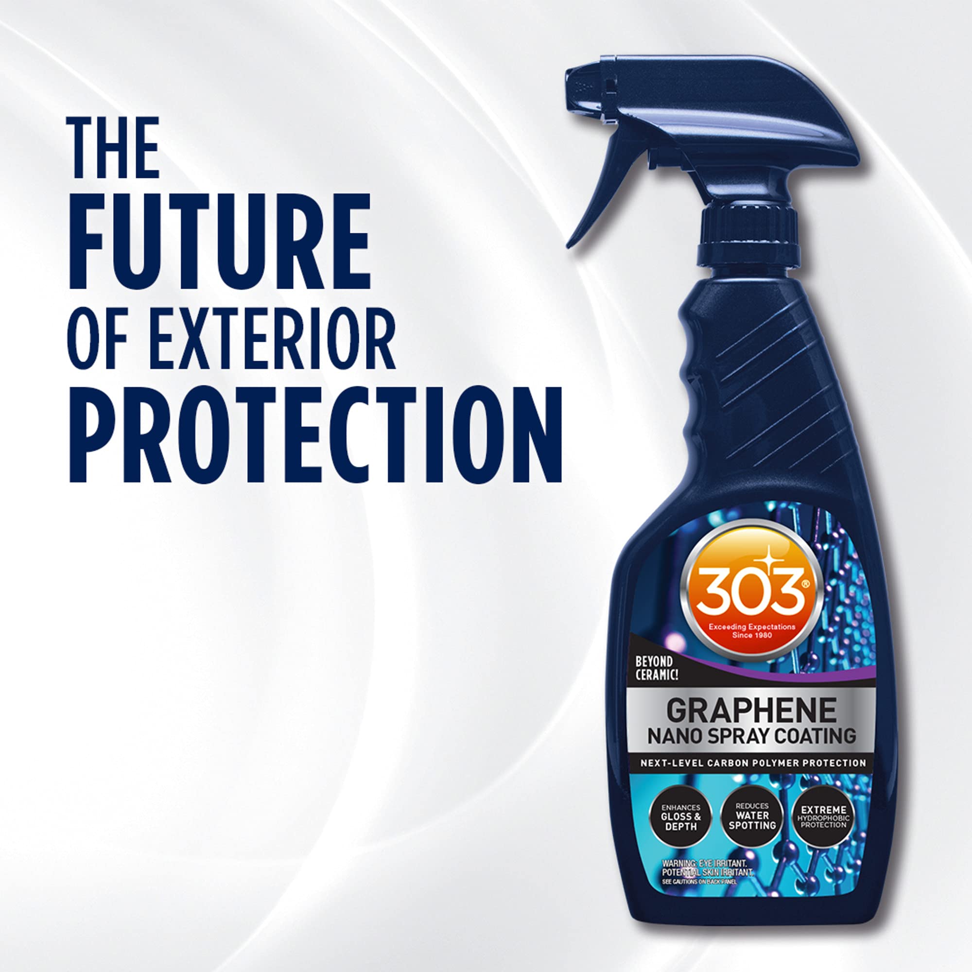 303 Products Graphene Nano Spray Coating - Enhanced Gloss Finish & Depth, Water Repellent Spray, UV Resistant, Helps Prevent Scratches, Beyond Ceramic Coating for Cars, Car Detailing Spray, 15.5oz.